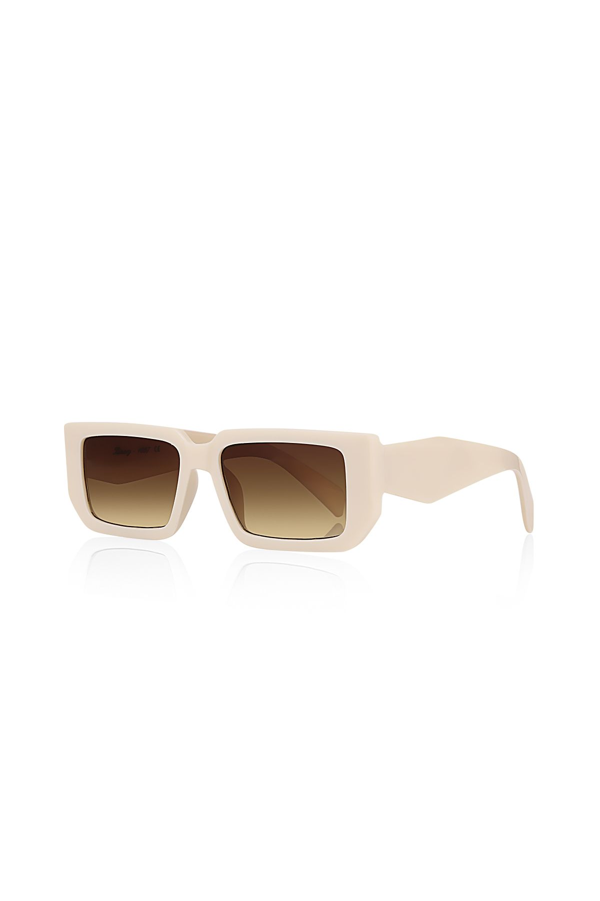 Kinary-Shiny Cream Sunglasses - 1057 Model 1