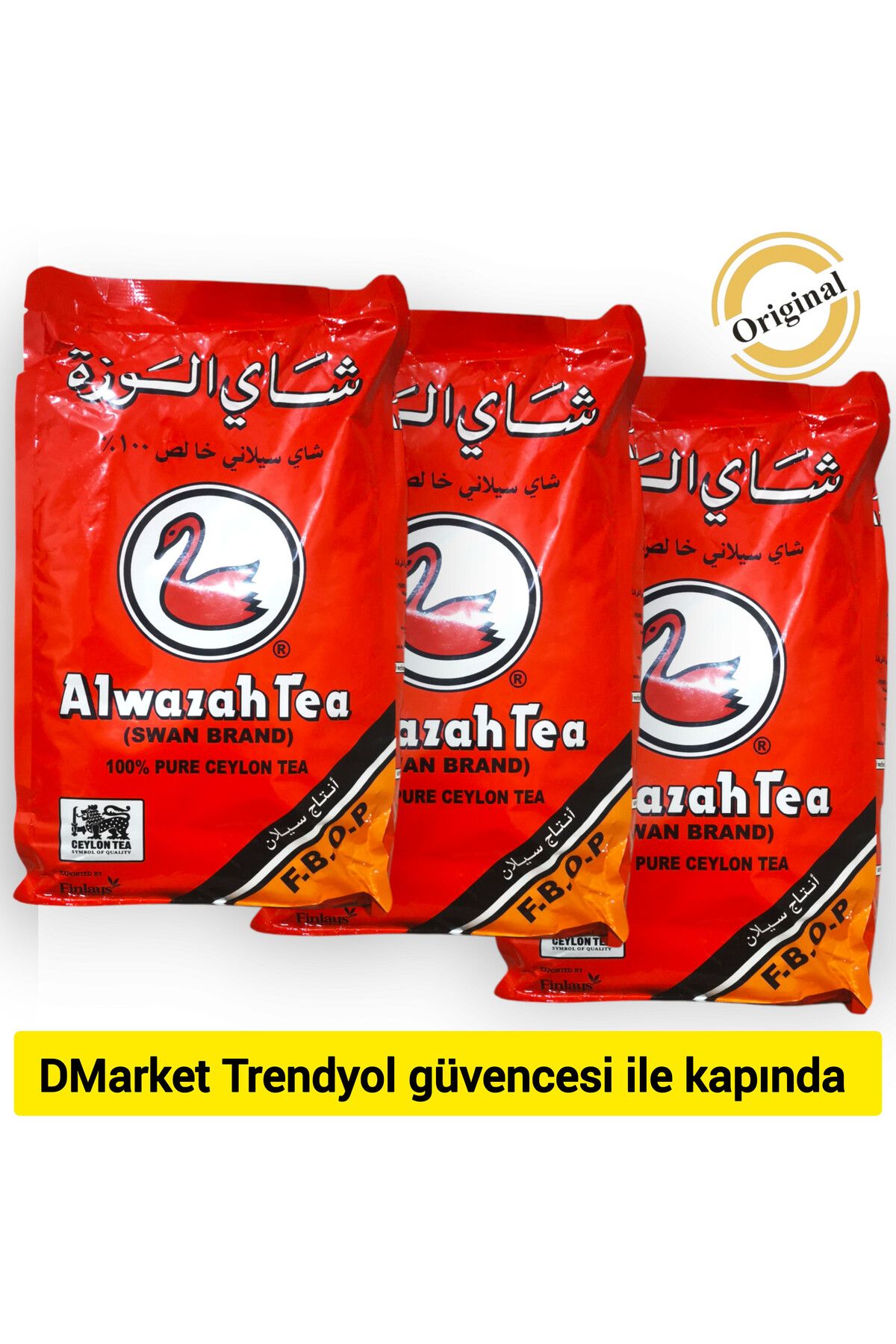 ALWAZAH TEA İthal Çay 400 gr 3'lü Paket