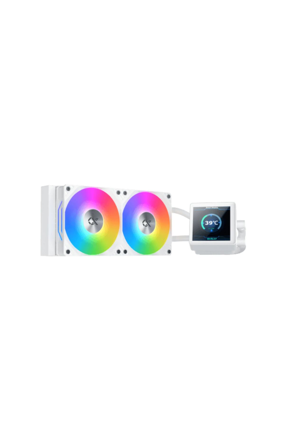 Xigmatek-مبرد سائل وحدة المعالجة المركزية Connect 240 White Smart Digital LCD 5