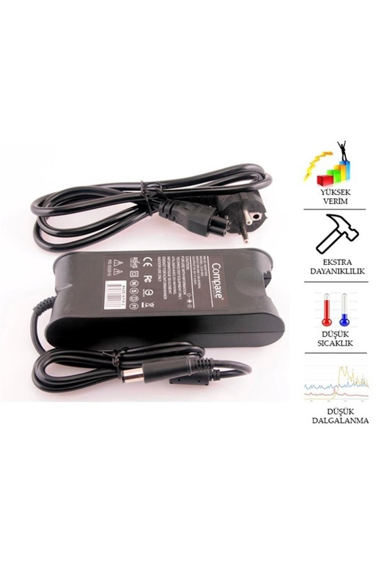 BLS STORE Compaxe CLD-503 90W 19.5V 4.62A 7.4-5.0 İğneli Dell Notebook Adaptörü