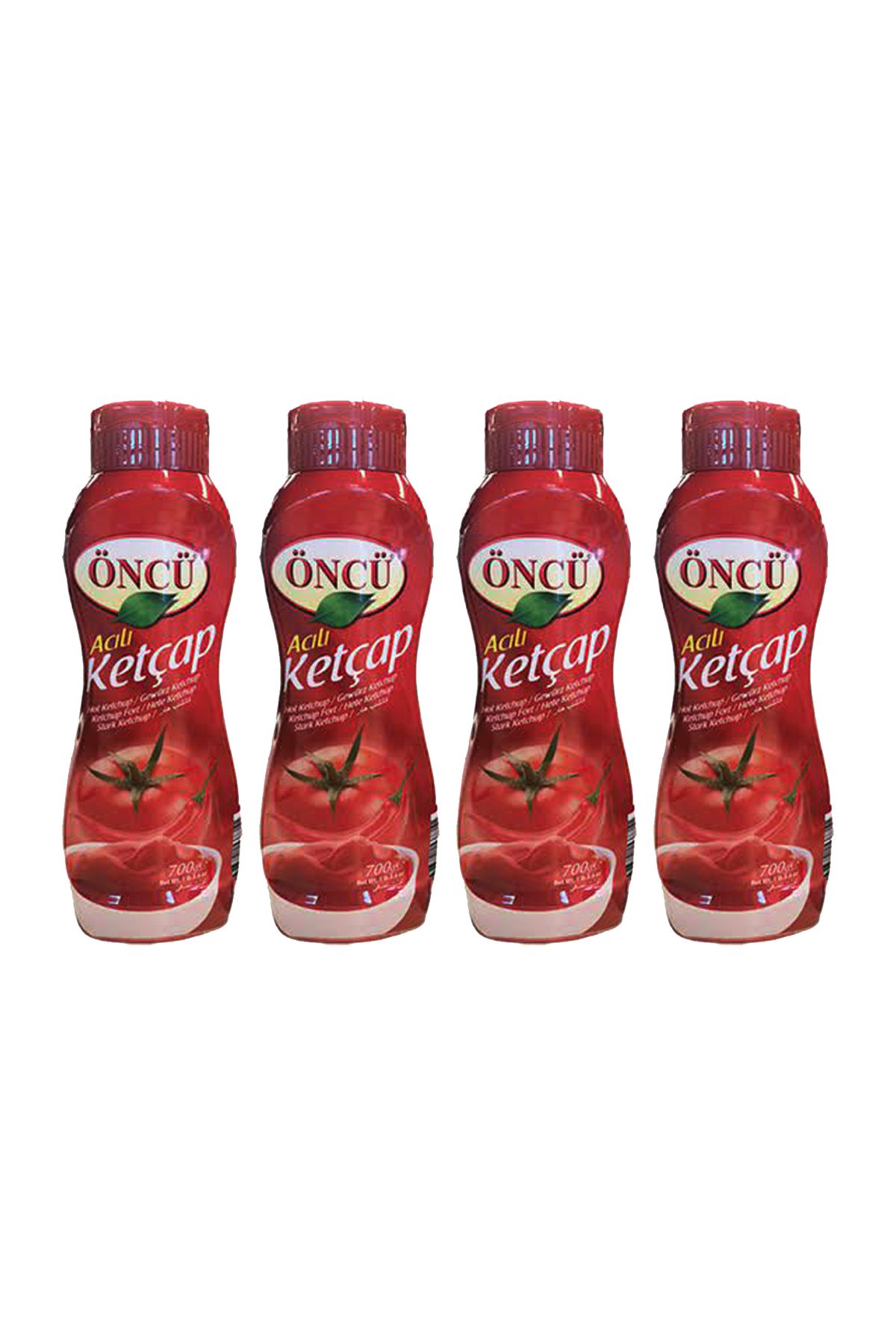 Öncü Ketçap 700 G Acılı x 4 Adet