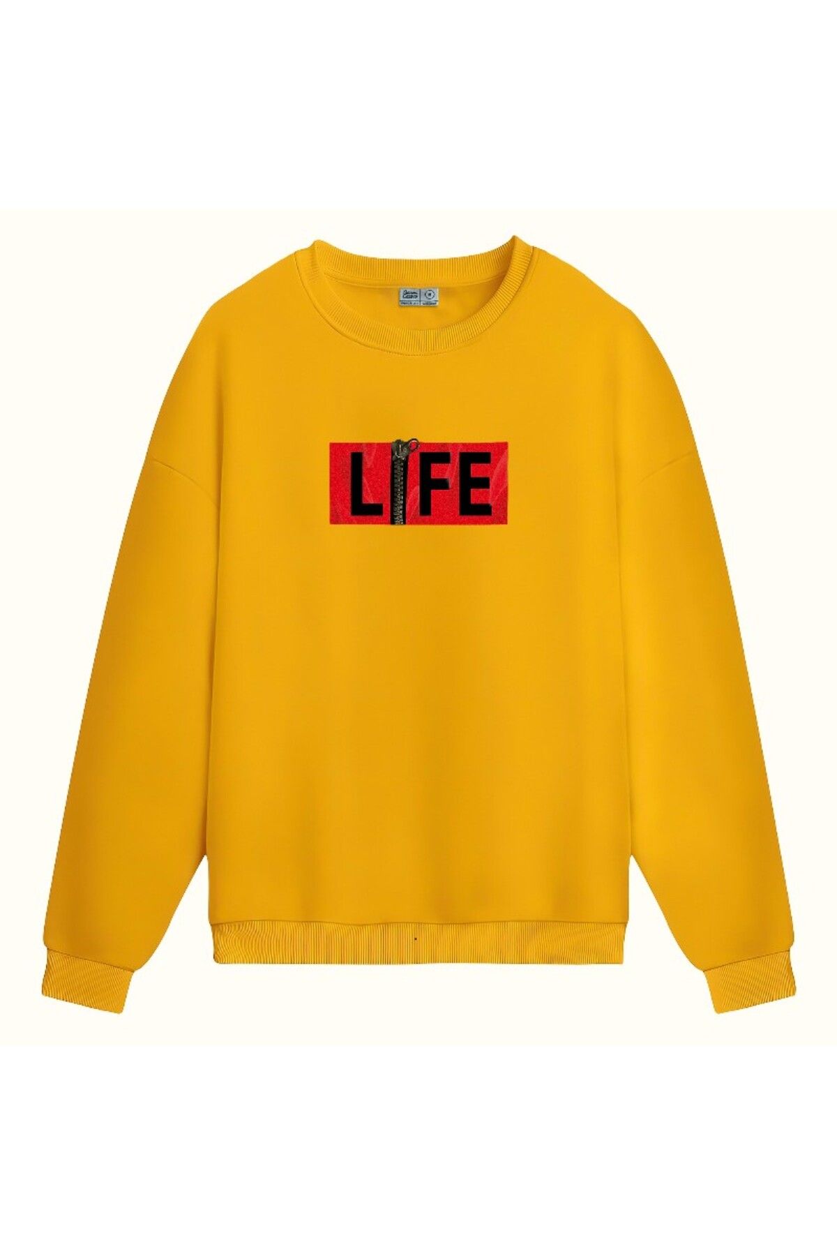 BLACKMAYS life is good tasarımlı sweatshirt