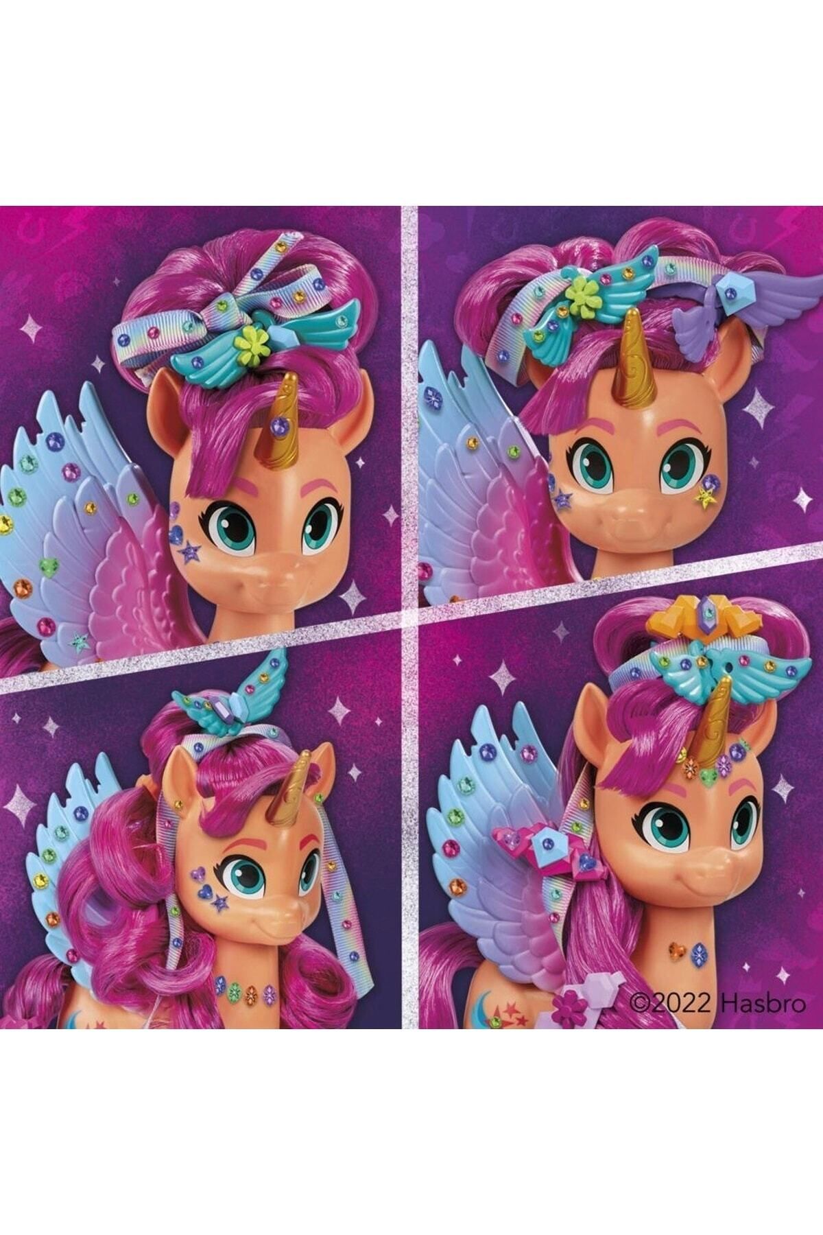 MY LITTLE PONY-Hasbro F3873 Sunny with Ribbon Hair Design: A New Generation +5 Years 2