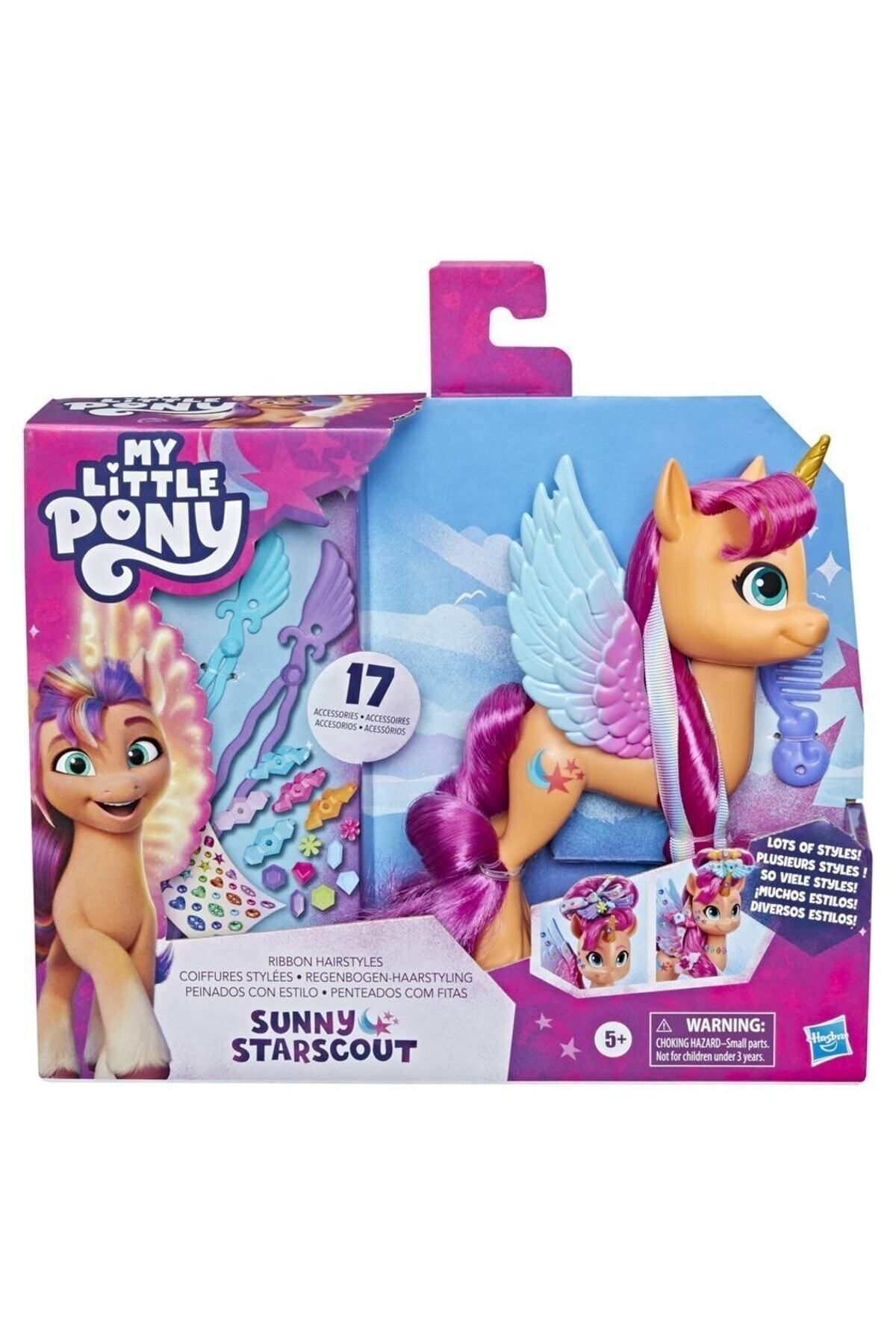 MY LITTLE PONY-Hasbro F3873 Sunny with Ribbon Hair Design: A New Generation +5 Years 8