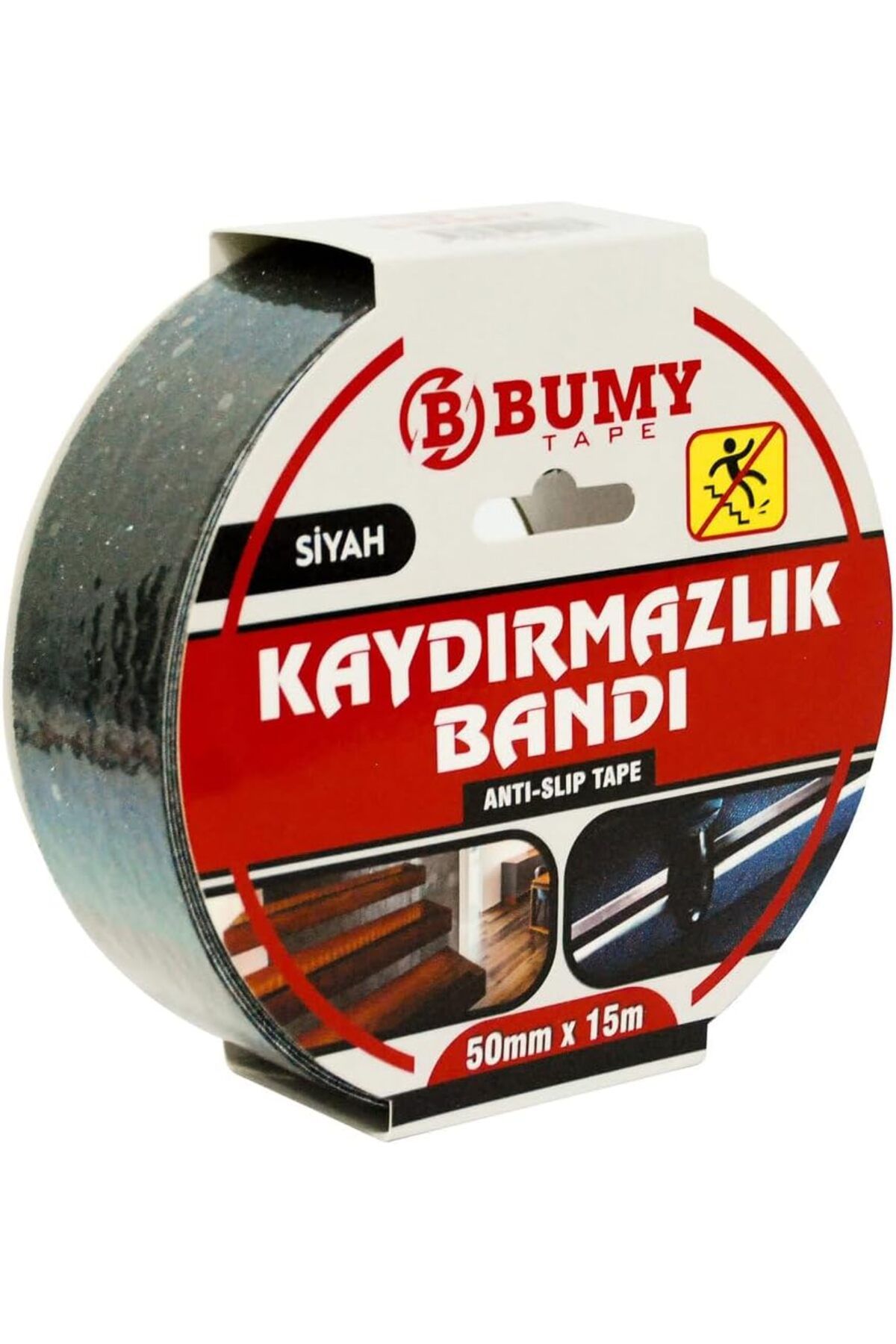 NcK MERDİVEN KAYDIRMAZLIK BANDI SİYAH / 50 MM X 15 MT