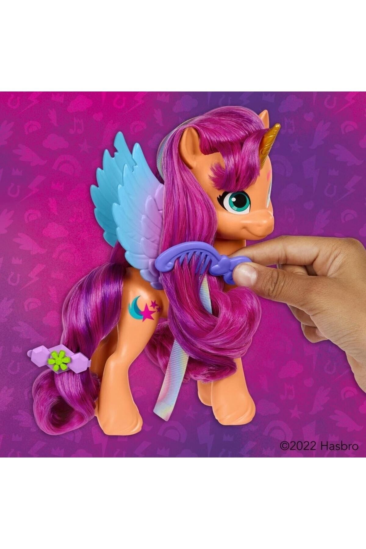 MY LITTLE PONY-Hasbro F3873 Sunny with Ribbon Hair Design: A New Generation +5 Years 5