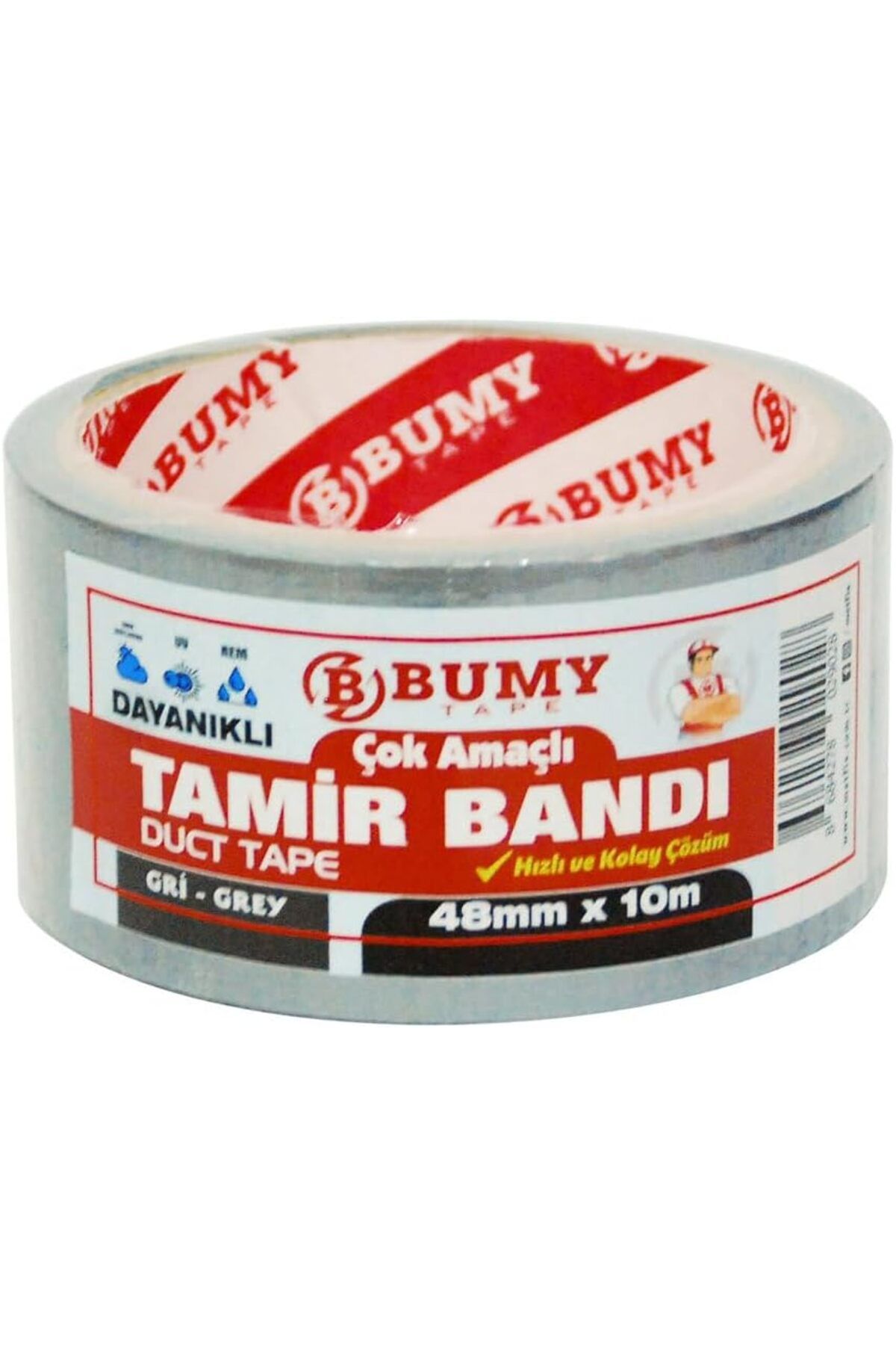 NcK TAMİR BANDI 48 MM X 10 MT/GRİ