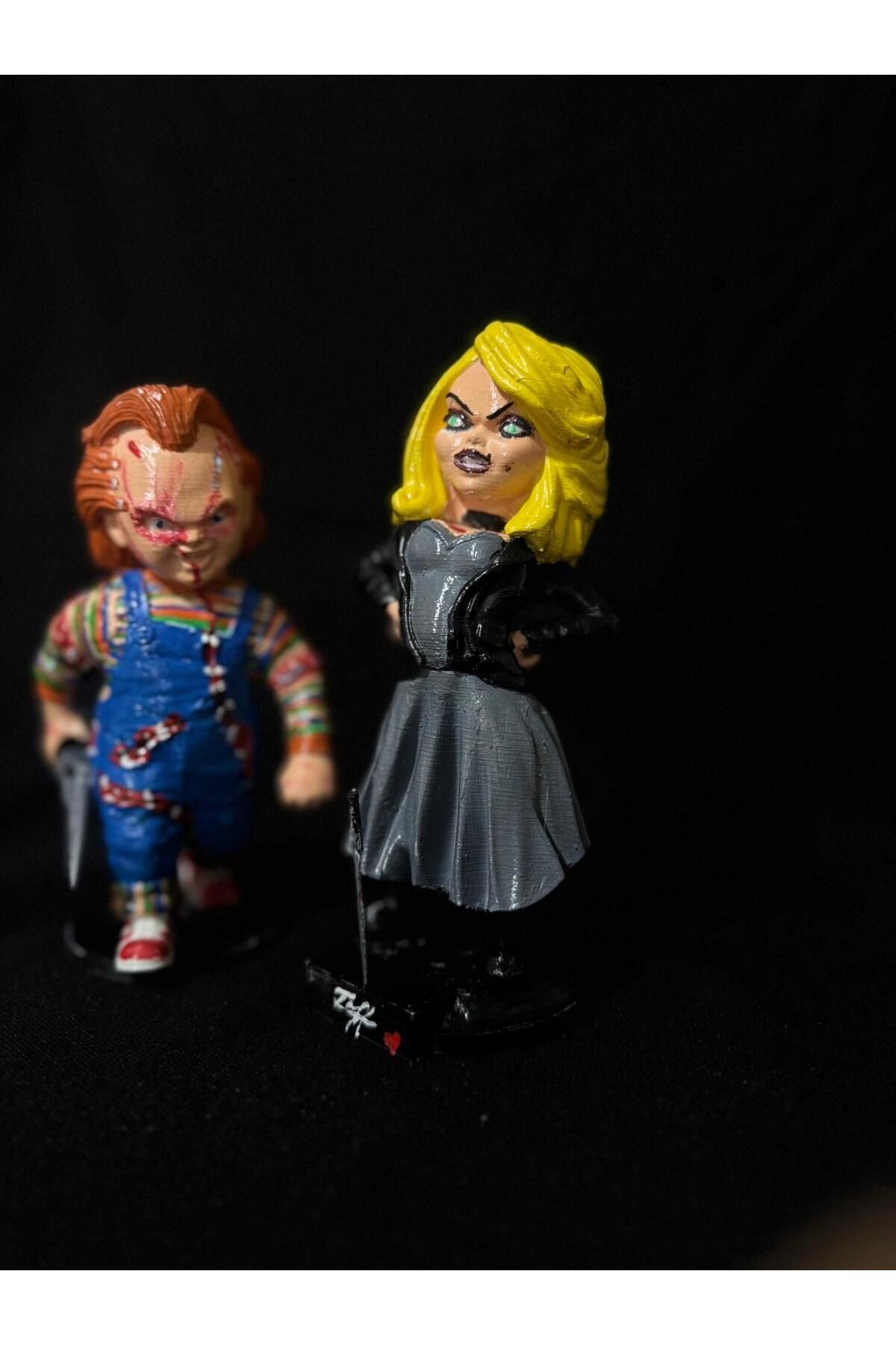 3D HAPPY TİFFANYy AND CHUCKY 15 CM