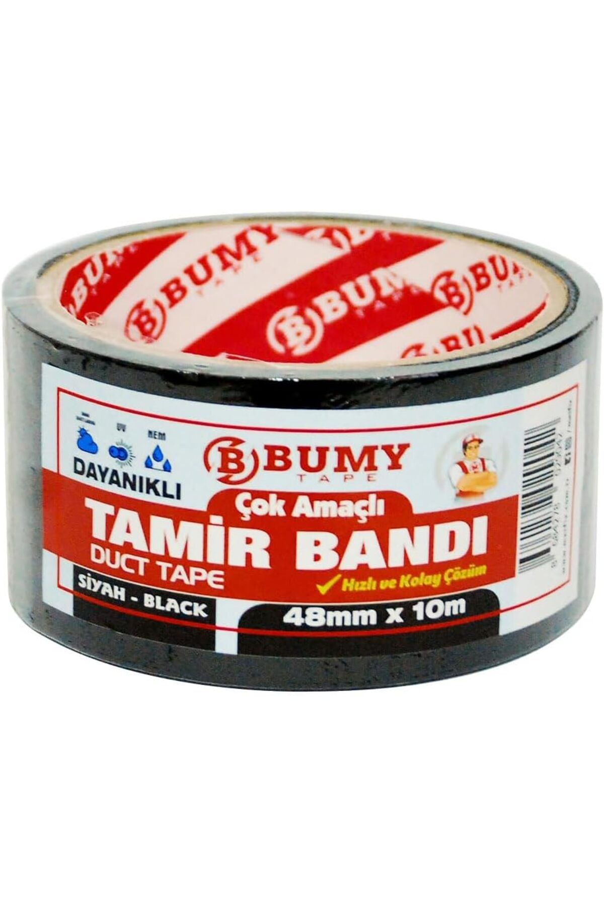 NcK TAMİR BANDI 48 MM X 10 MT/SİYAH