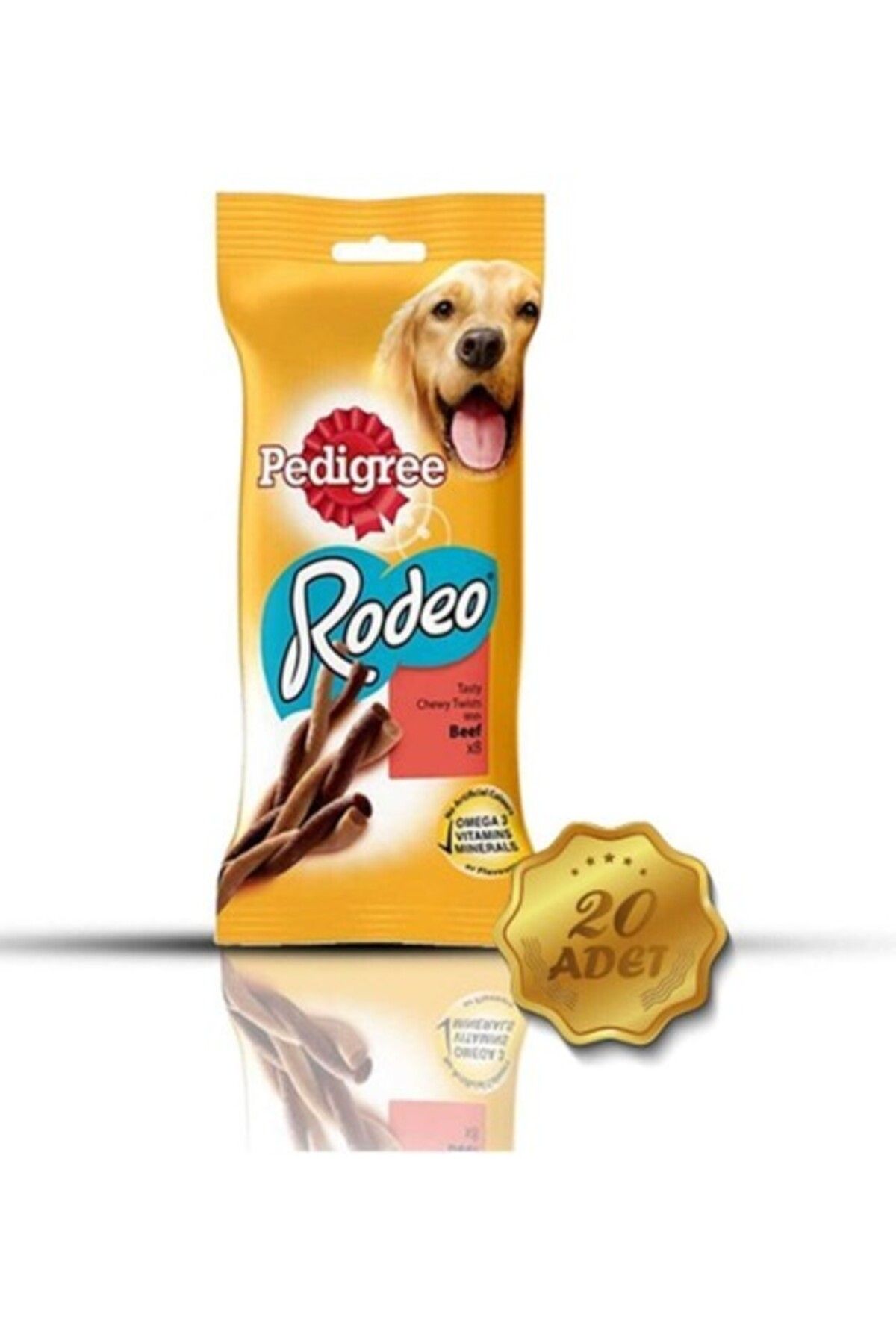 Pedigree Rodeo Biftekli Köpek Ödül Maması 70 gr x 20