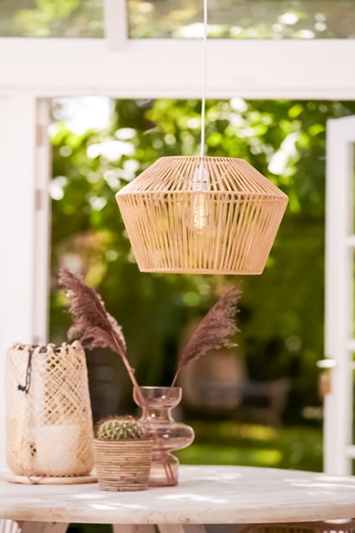 NYLife-Rustic Chandelier - Paper String Design 2