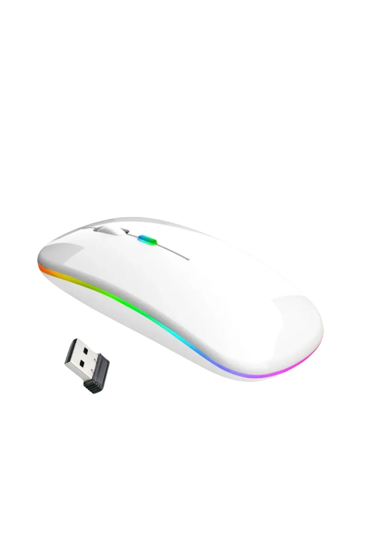 Noriyen Silent Plus RGB Işıklı Ultra Hafif Konfor Modeli 4 Tuşlu 2.4G Kablosuz Wireless Bluetooth M2 Mouse