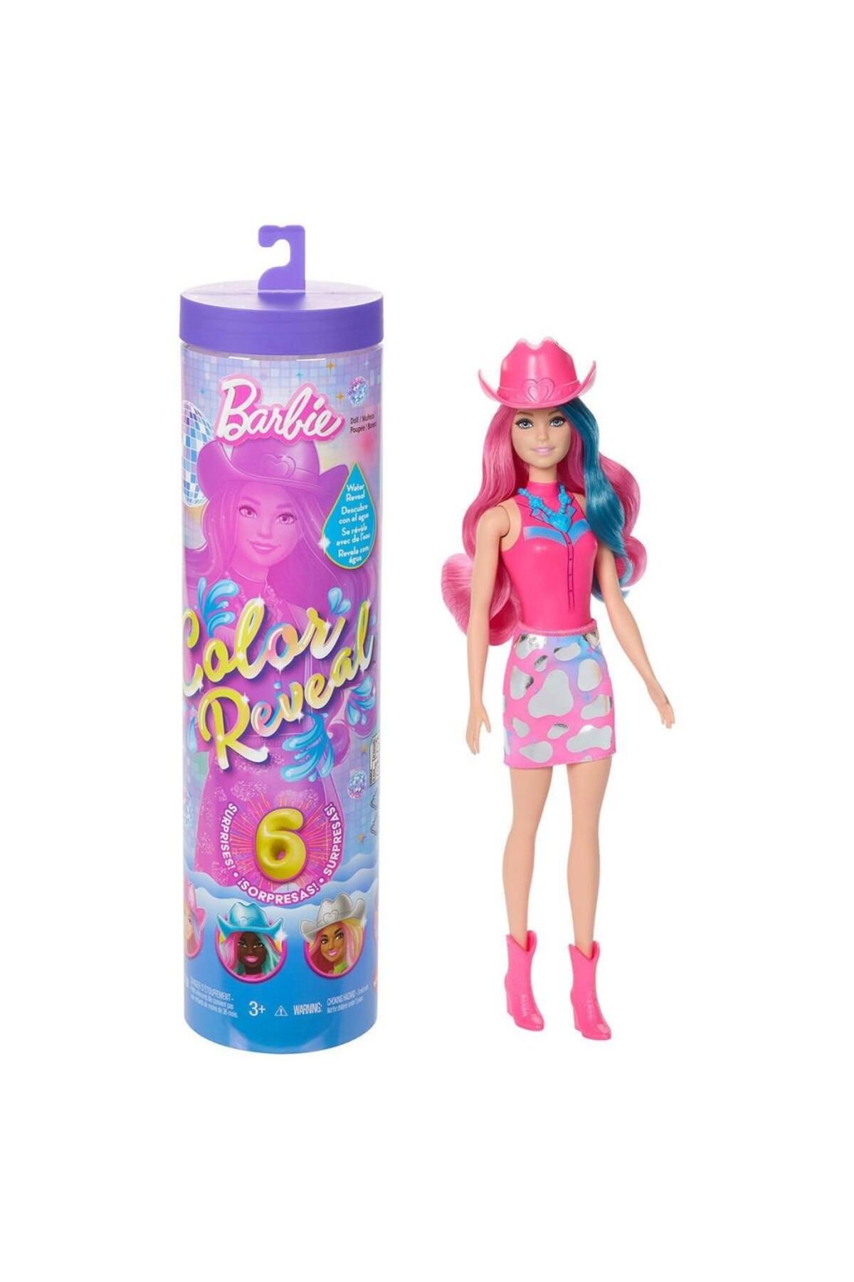 NessiWorld JCP01 Barbie Color Reveal - Renk Değiştiren Sürpriz Barbie Disco Star Serisi