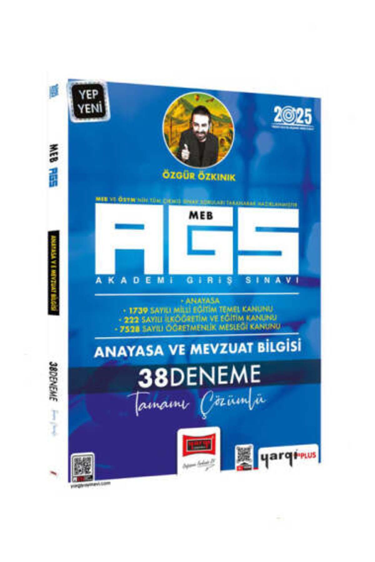 Garantör Akademi Yargı Yayınları 2025 MEB-AGS Anayasa ve Mevzuat Bilgisi Tamamı Çözümlü 38 Deneme