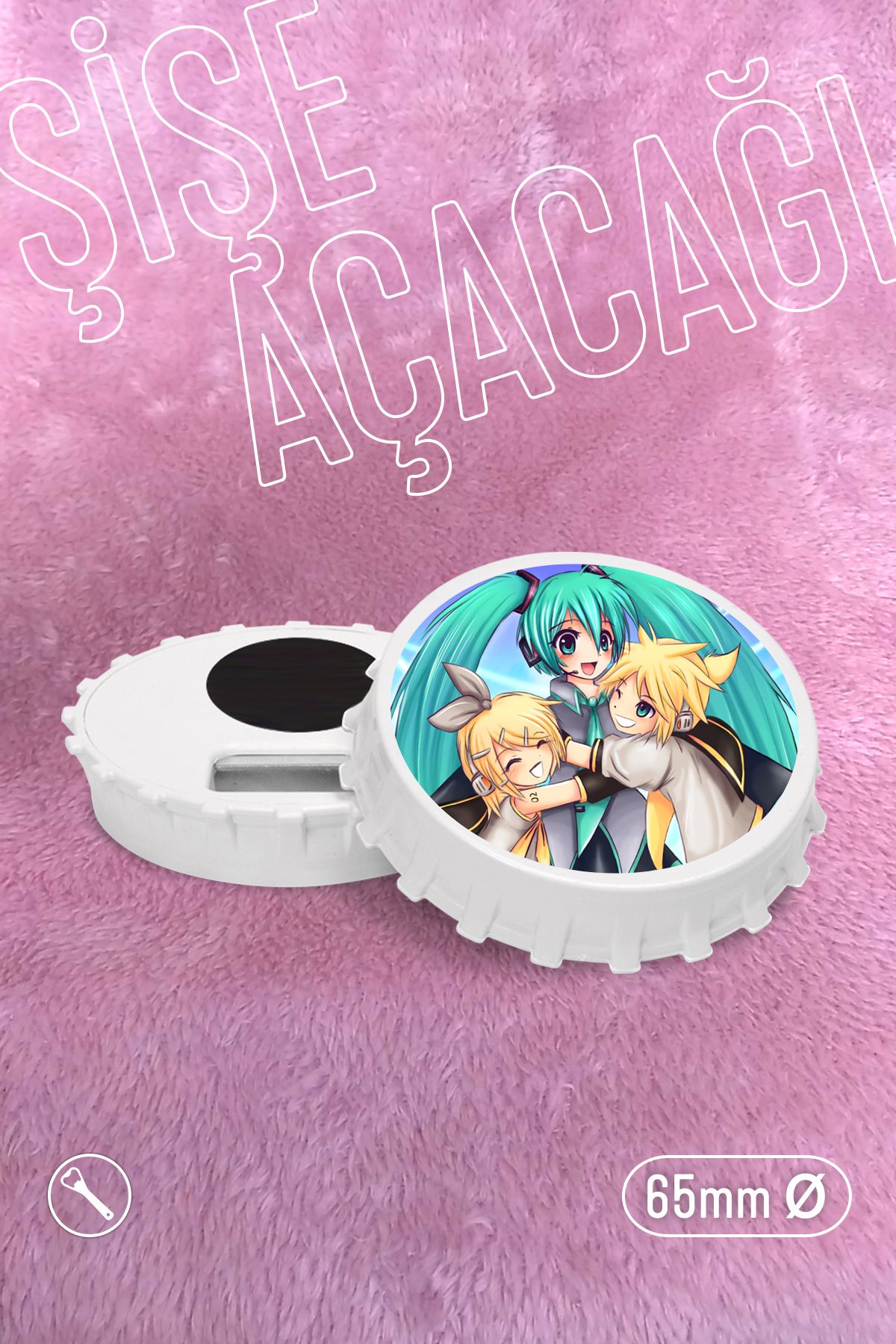 Tenda Rin & Len Kagamine Hatsune Miku şişe açacağı