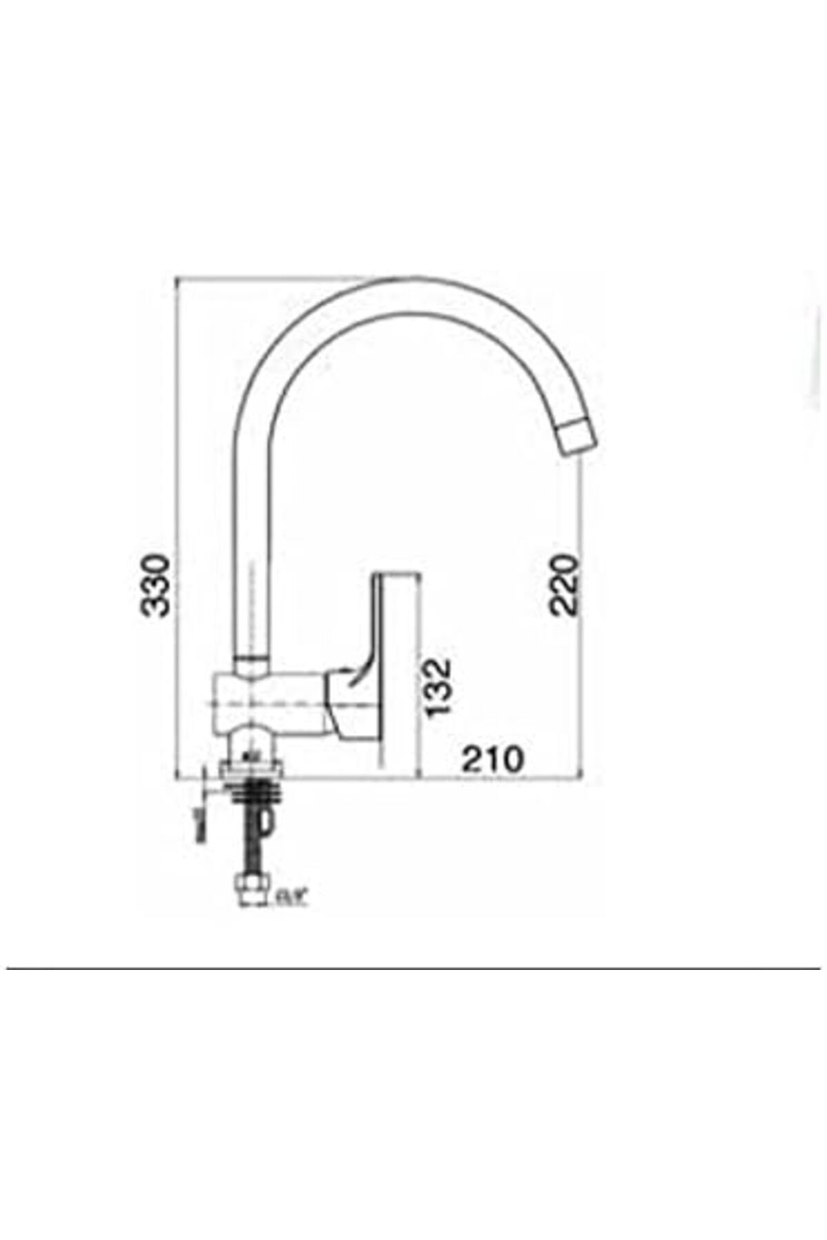 STOREMAX Erhnshp Bataryası, Krom Yüksek Lavabo Spiça Yeni rnbuyshop 995340