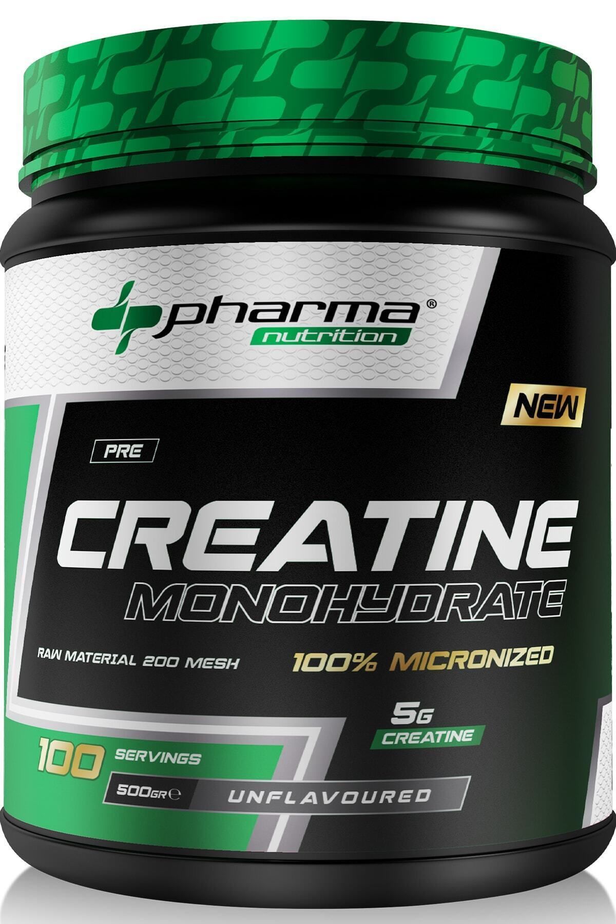 Pharma Nutrition Kreatin Monohidrat ( Creatine ) 500 Gr 100 Servis Micronized Creatine Monohydrate Mikronize