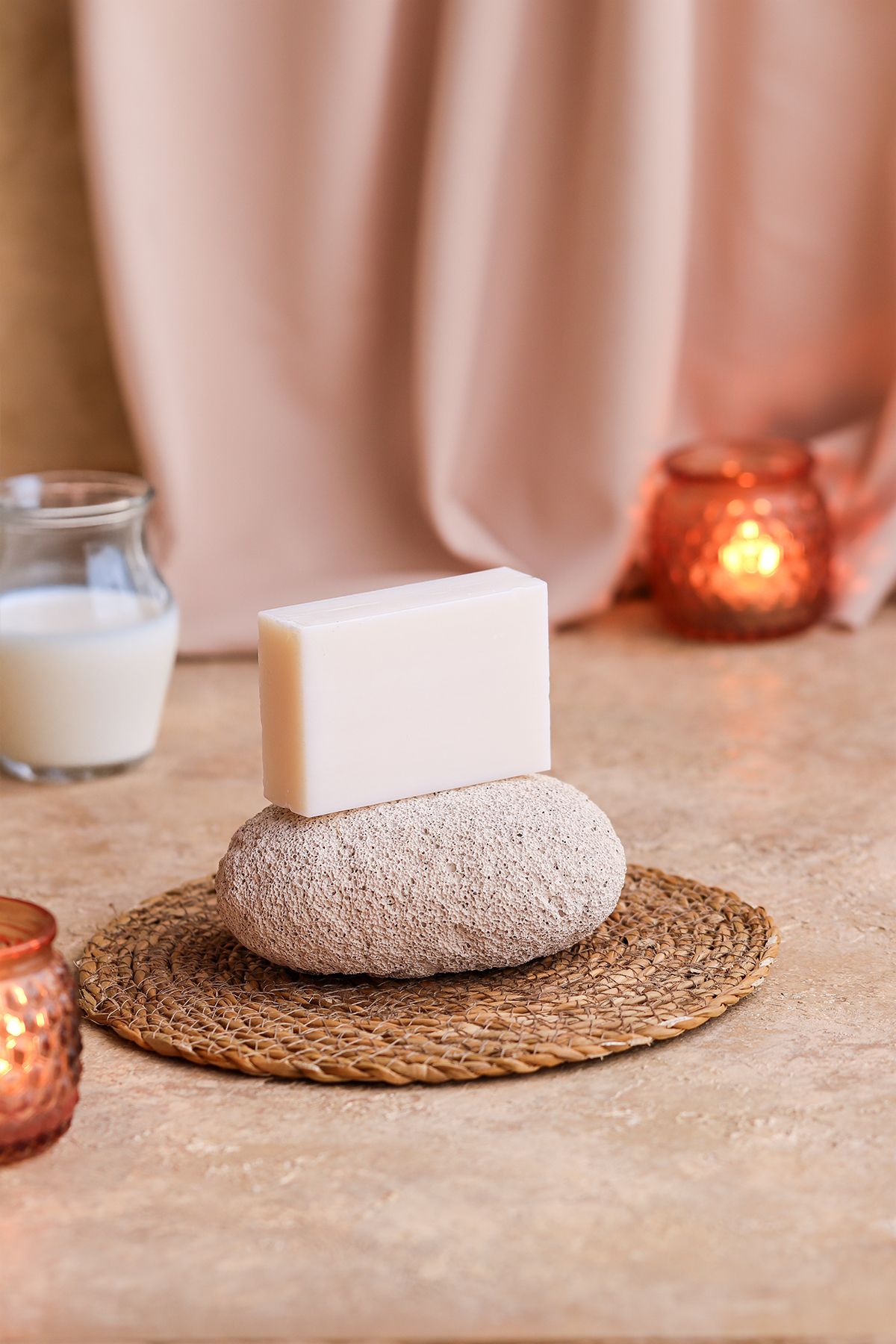 صابون گیاهی شیر الاغ با گلیسیرین 100 گرم bermark