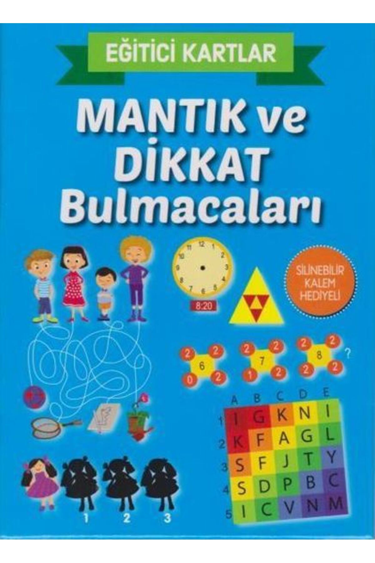 Teleskop Popüler Bilim Eğitici Kartlar Mantık ve Dikkat Bulmacaları