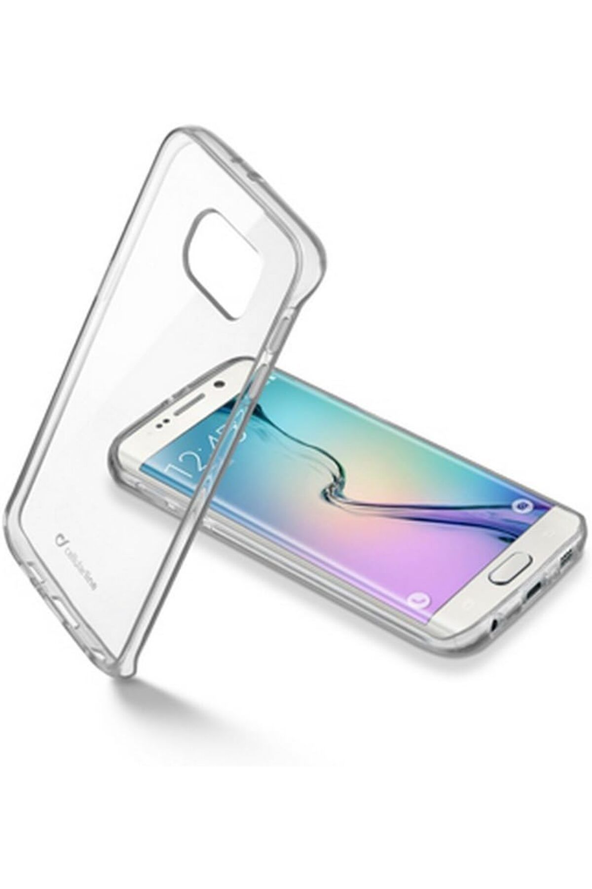 NcK Line CLEARDUOGALS6ET kılıfı Samsung Galaxy S6 Edge için açık