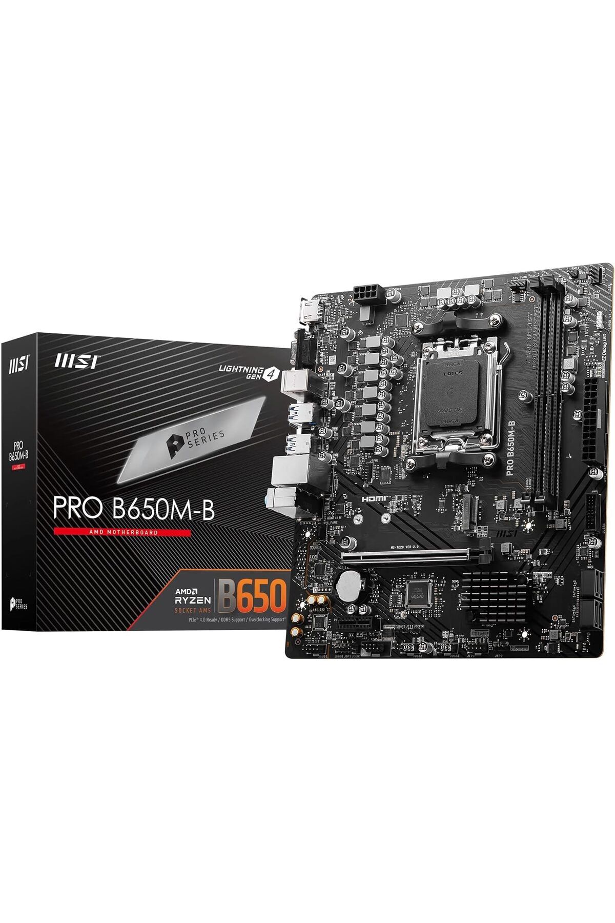 NcK MB PRO B650M-B AM5 DDR5 6800MHZ(OC) HDMI VGA M.2 USB3.2 2.5G LAN Matx