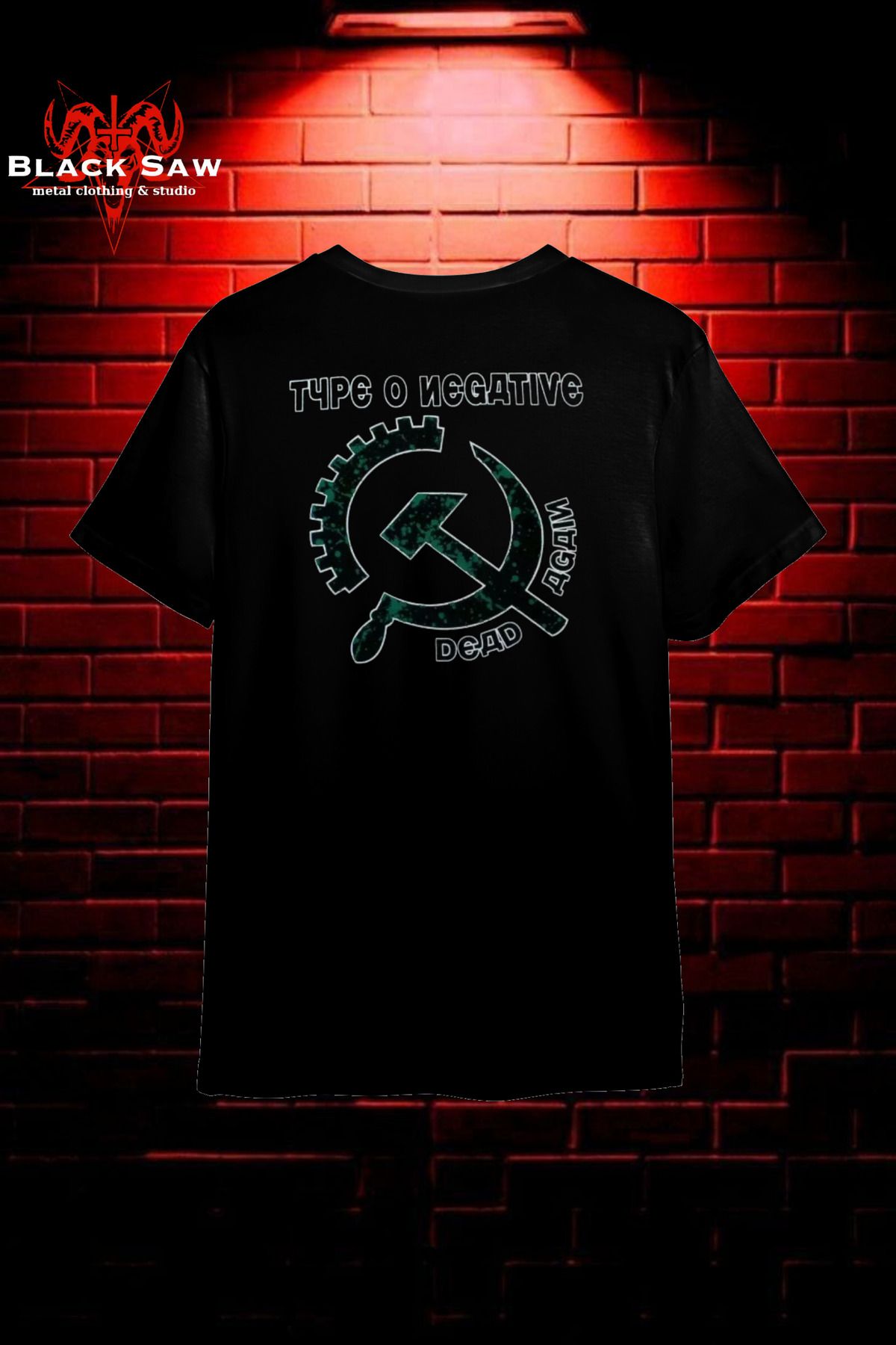 Valens-Tricou din metal gotic de tip O Negative Dead Again 2