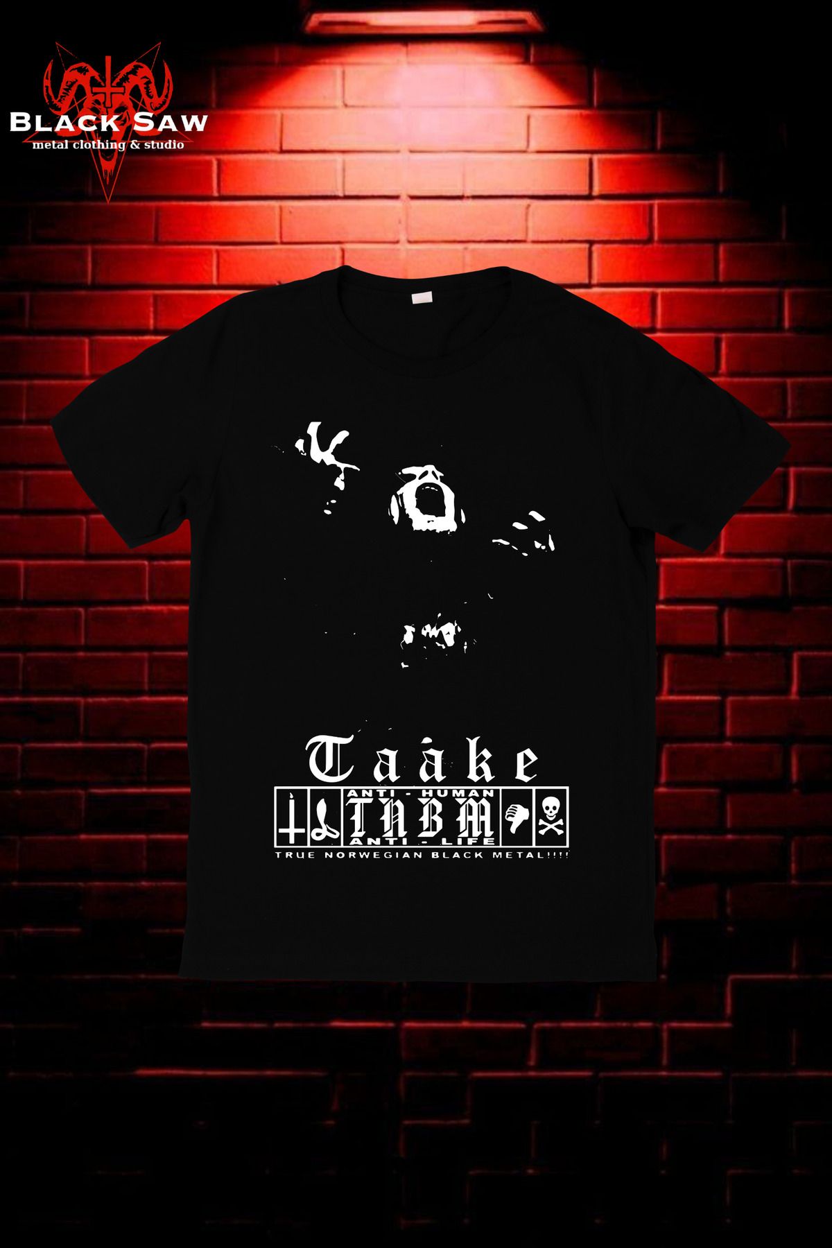 Valens Taake Black Metal Grup Tshirt