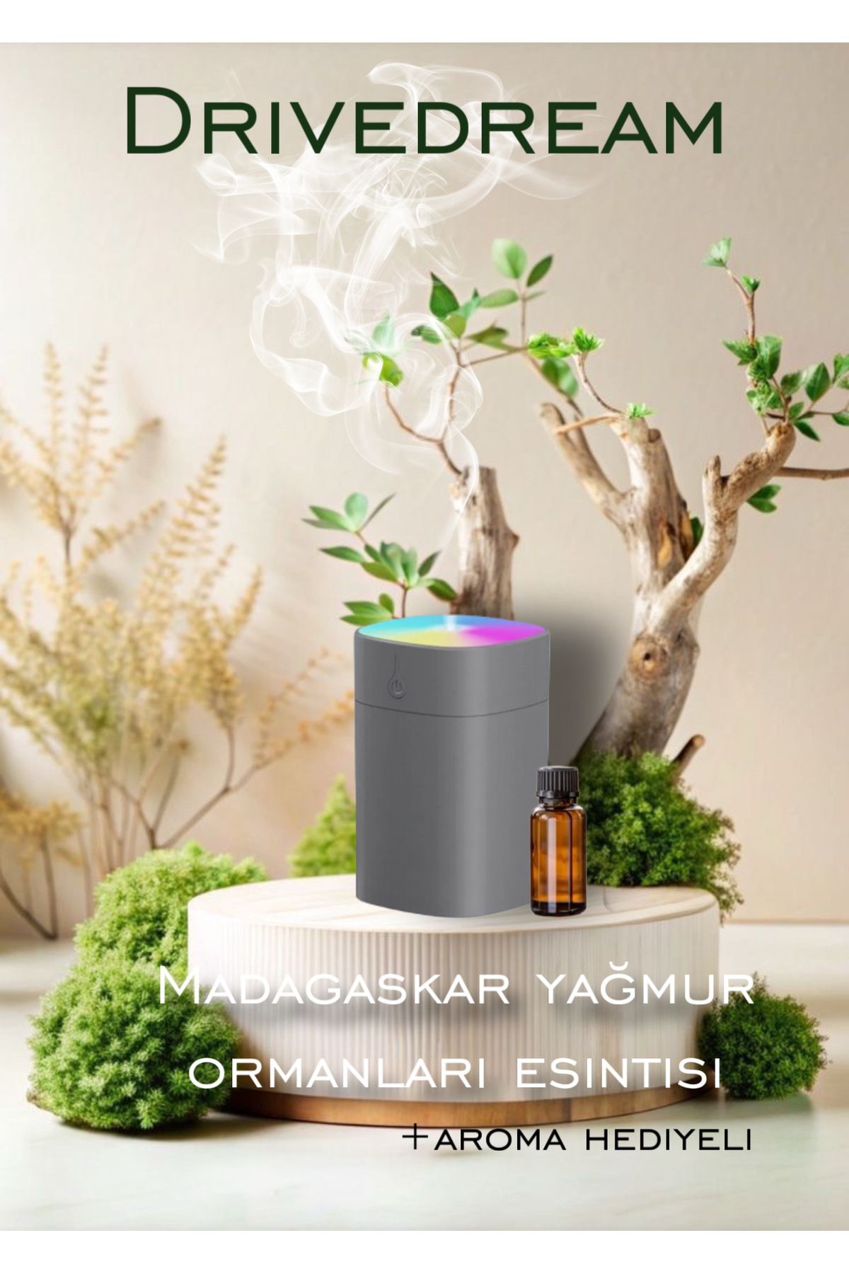 APEXİ Madagaskar Yağmur Ormanları Aromalı Hava Nemlendirici Aroma Hediyeli