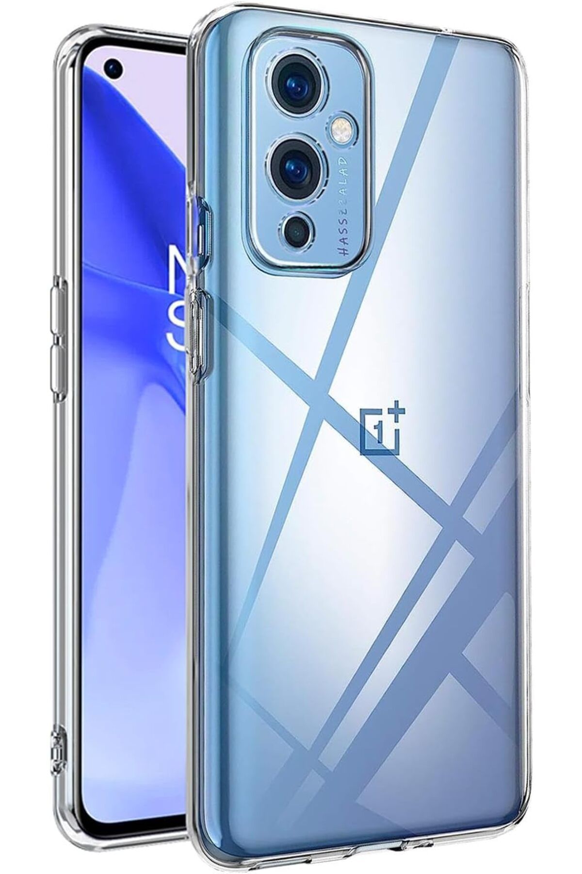 NcK OnePlus 9 için Kılıf Transparent Soft Şeffaf [OnePlus 9 ile Uyumlu Kılıf - Şeffaf]