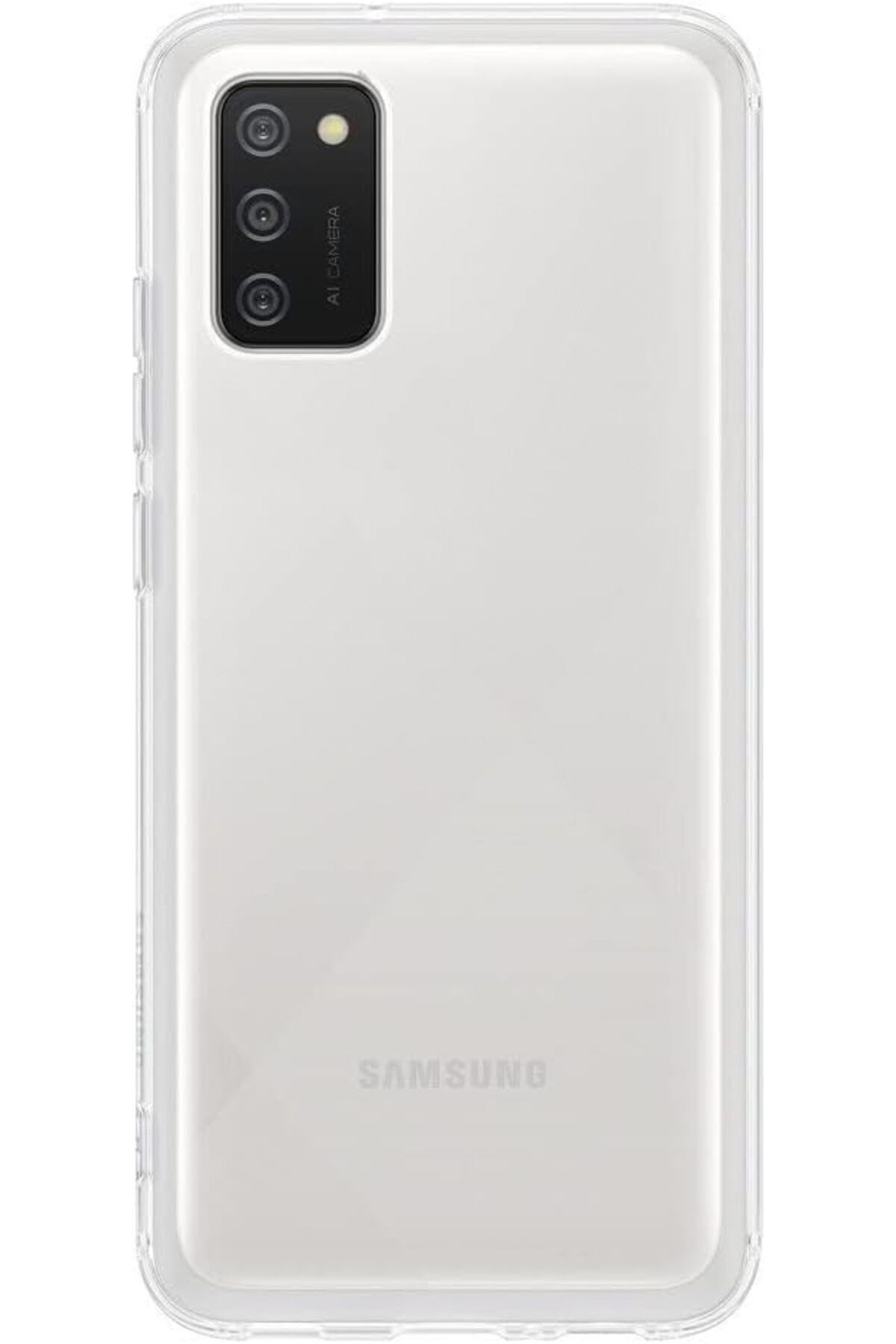 NcK Galaxy A12 Soft Clear Cover Case - Şeffaf