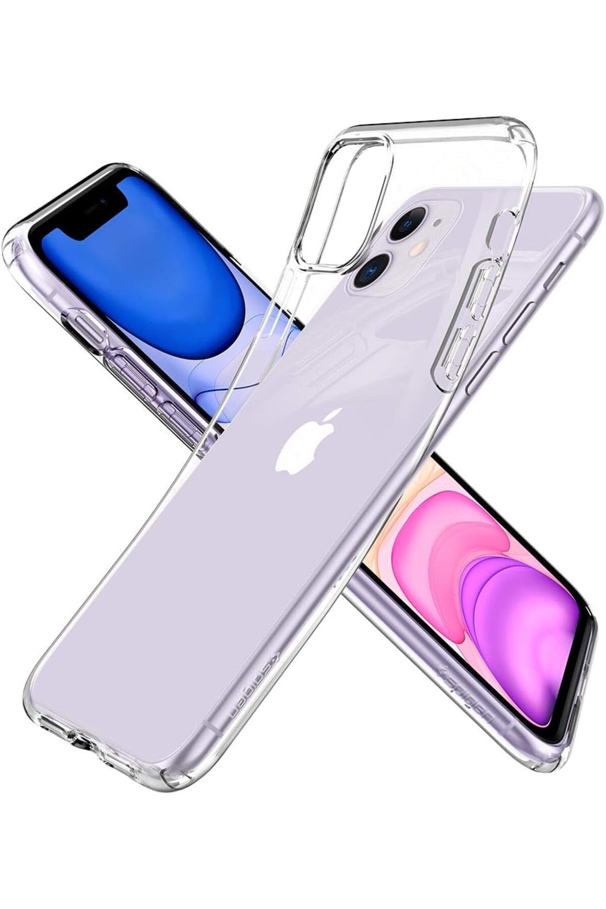 NcK iPhone 11  Uyumlu Kılıf Liquid Crystal Clear 4 Tarafı Tam Koruma - 076CS27179