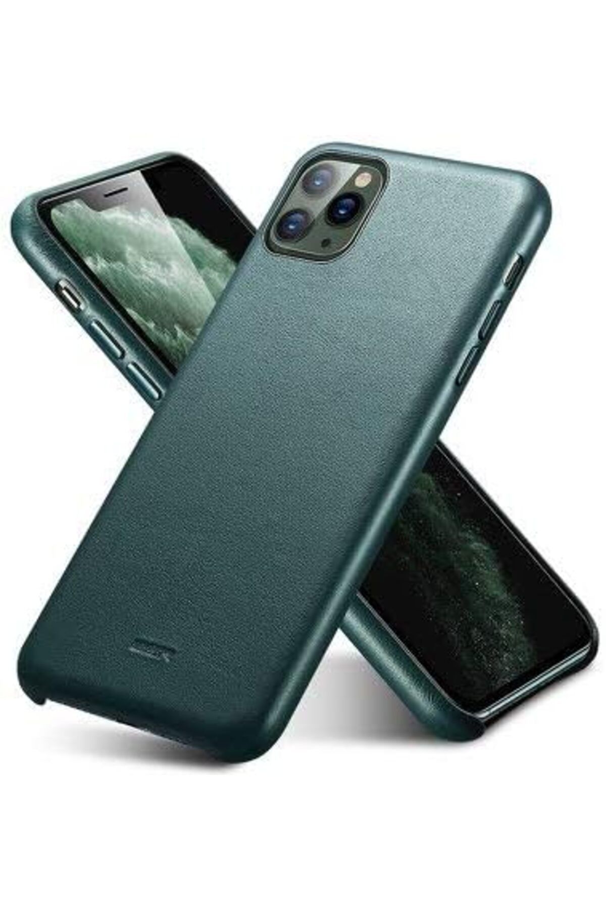 NcK iPhone 11 Pro Kılıf,Metro Leather,Pine Green