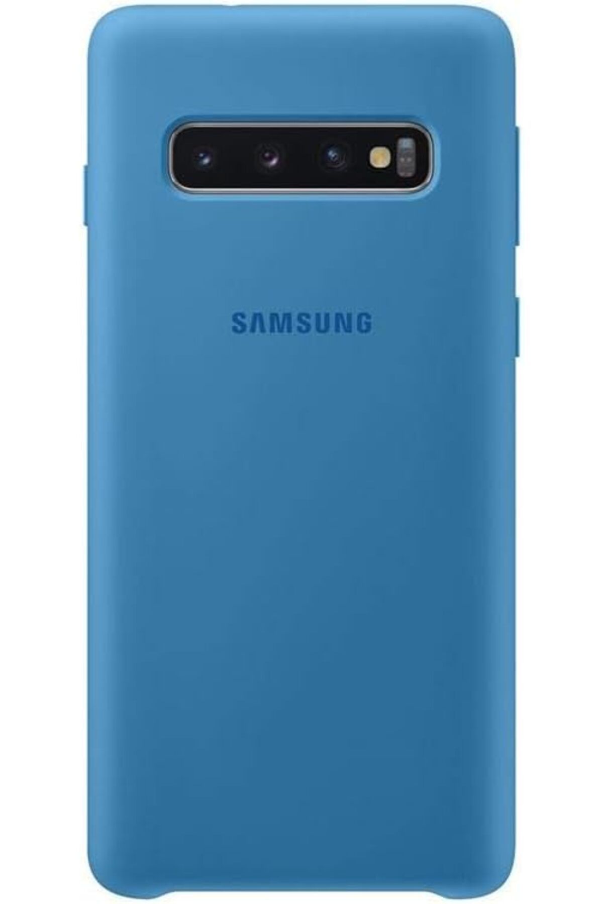 NcK EF-PG973TLEGWW Galaxy S10 Silikon Kılıf, Mavi