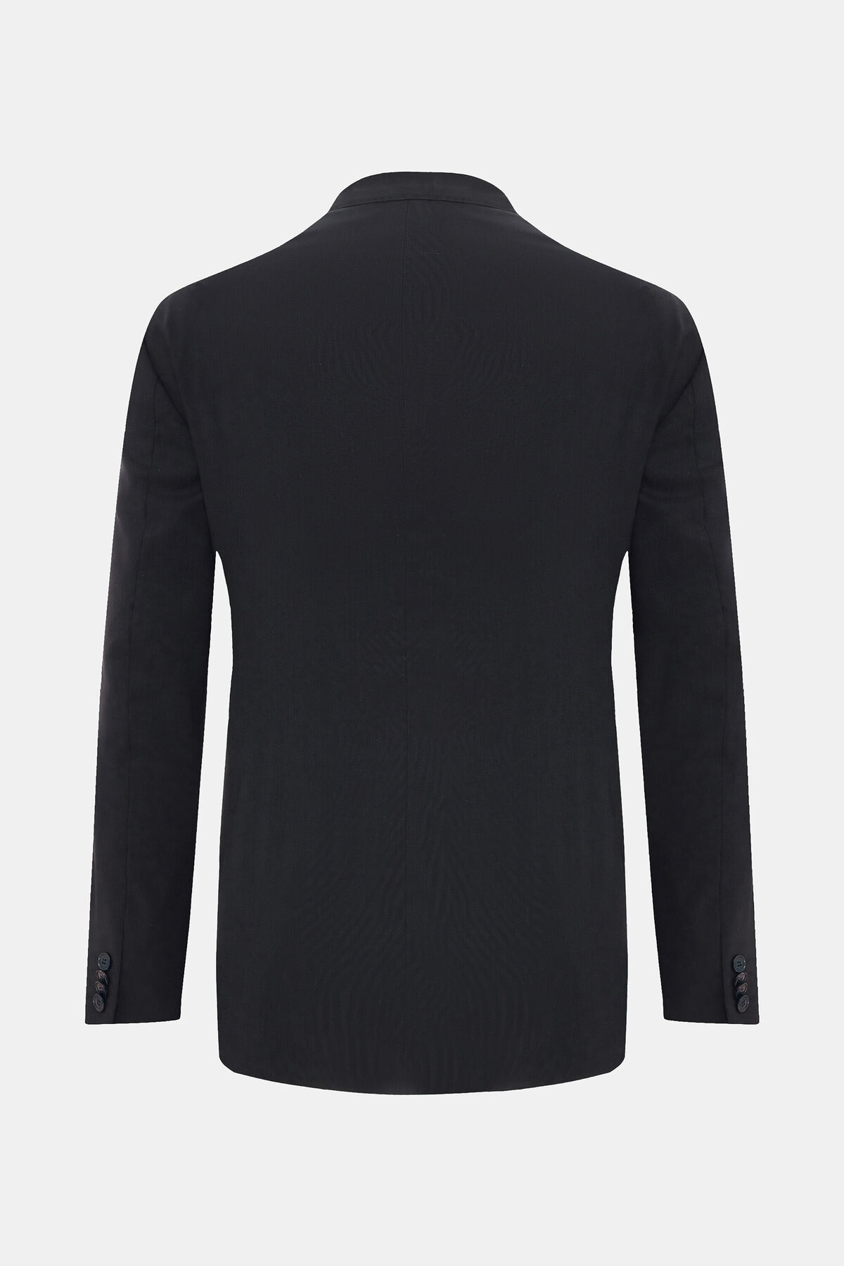 W Collection LACİVERT KRUVAZE YAKA DÜĞMELİ TAKIM ELBİSE görsel 2