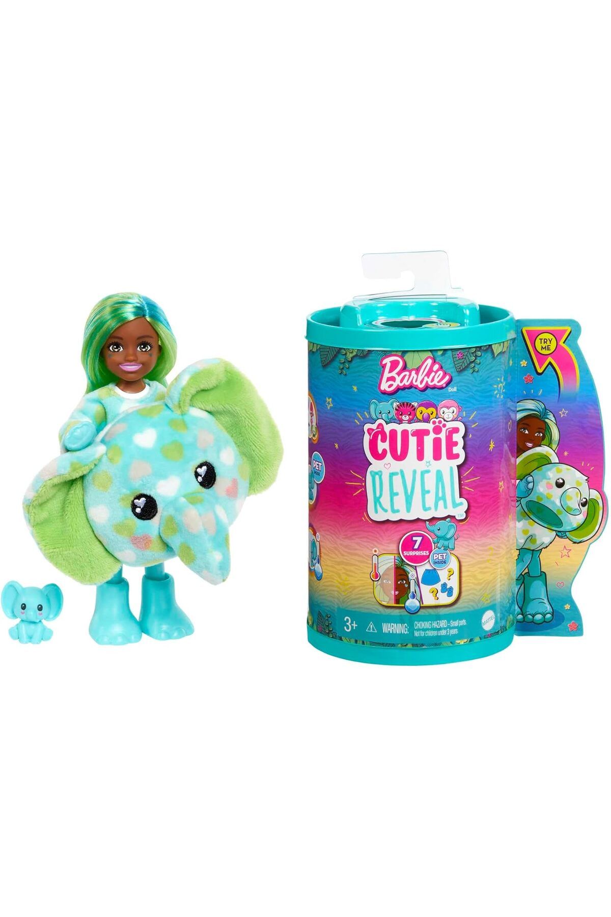 STOREMAX jvnnastore HKR13 | Cutie Reveal Chelsea Jungle Series - Elephant trendyfr 646268