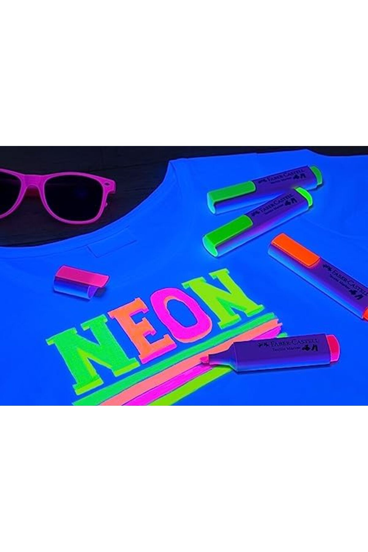 STOREMAX httphop Renkler 4'Lü Markörü, Neon Tekstil Yeni NewDesingshop 1092444