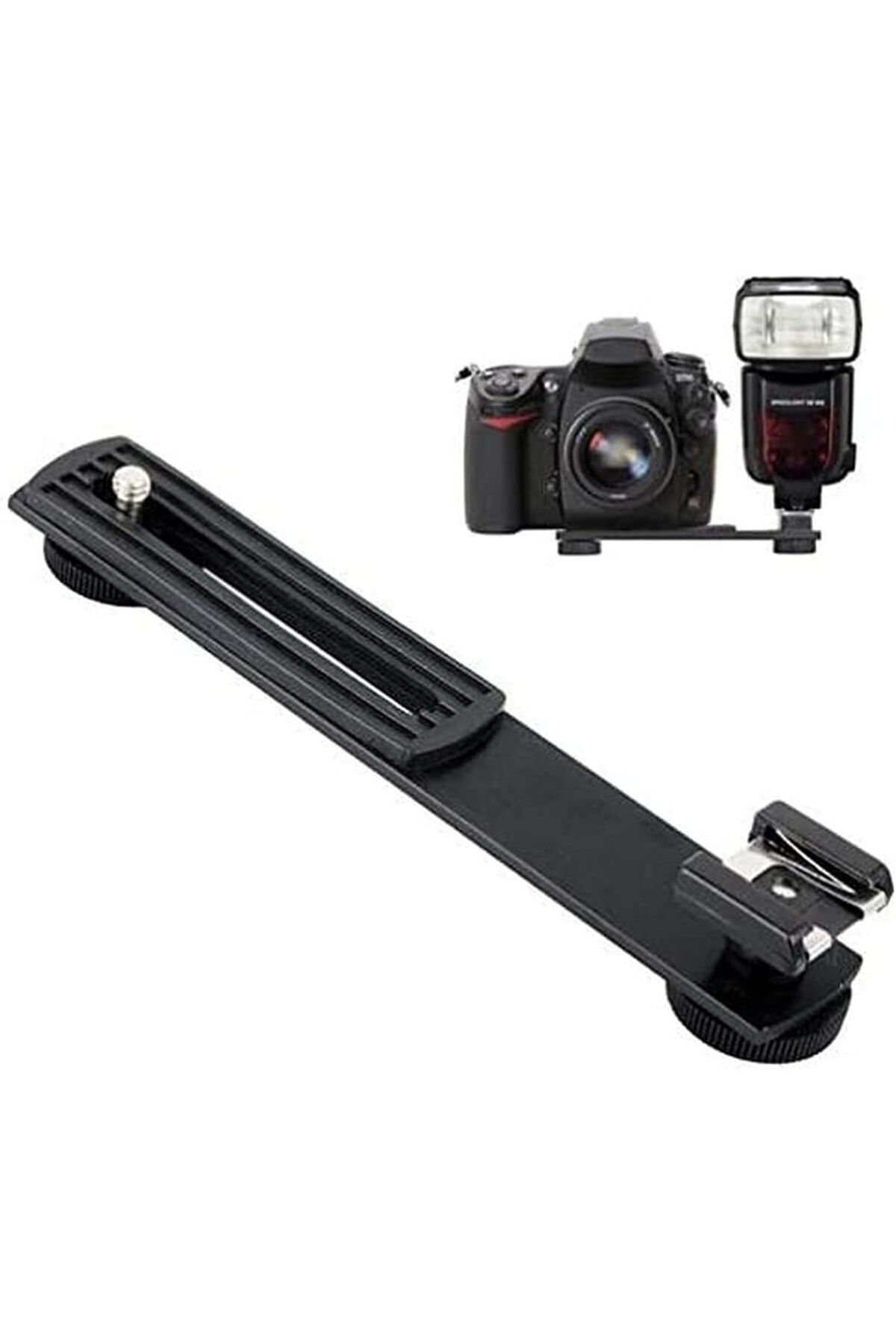 NcK DSLR Ve Dv Kameralar İçin Flash Bracket, Flaş Ve Aksesuar Bağlantı Adaptörü