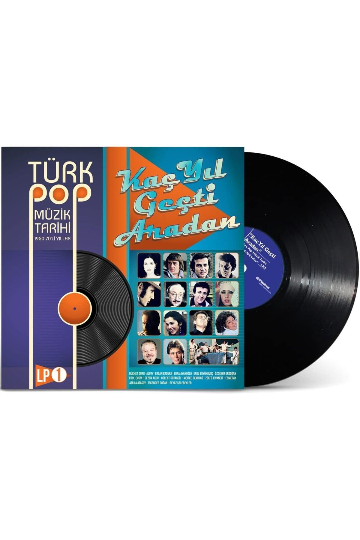 NcK Kültür Sanat Lp-Türk Pop Muzik Tarihi 1960-70'Li Yıllar - 1 - Kac Yil Gecti Aradan Vol:1 Lp