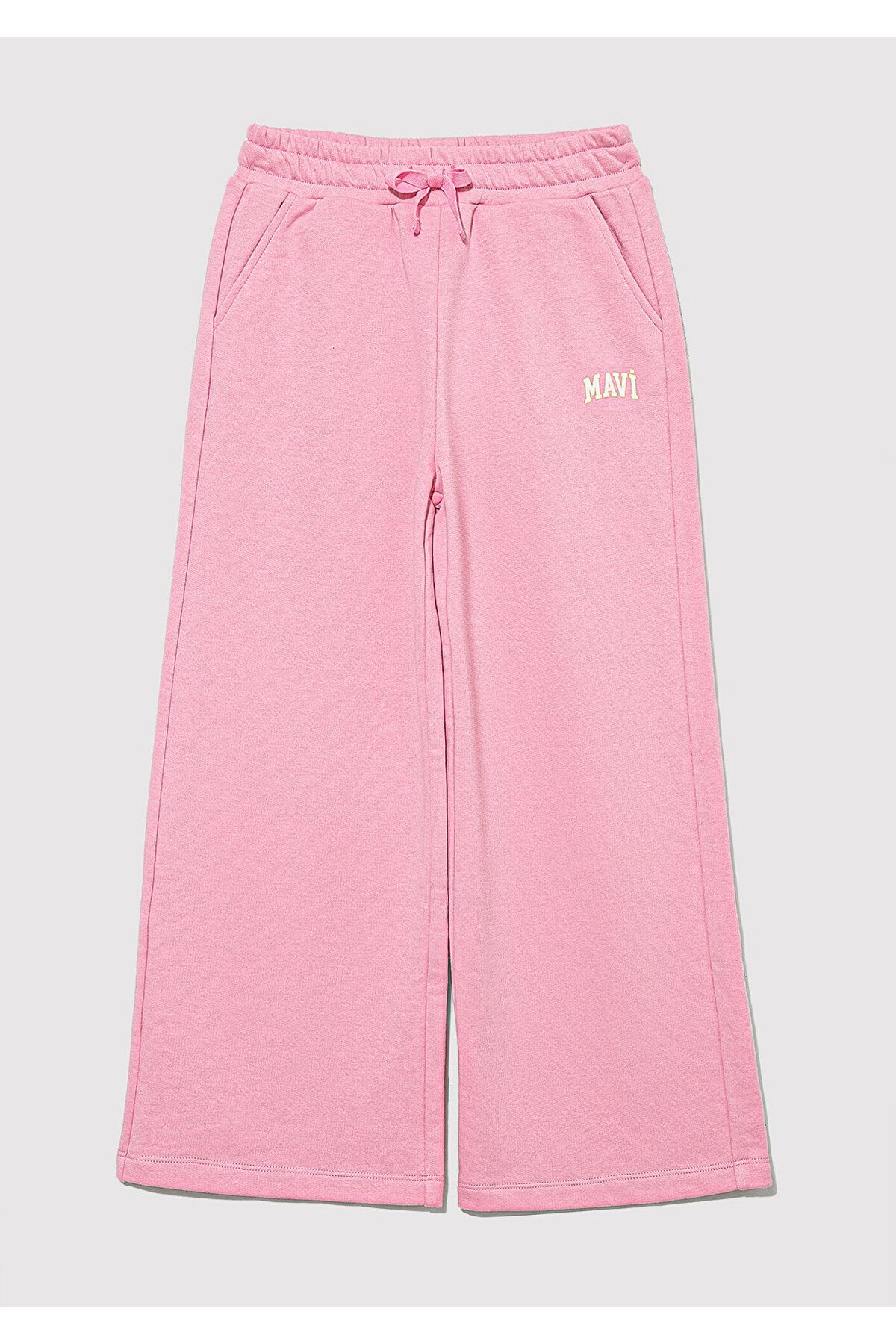 Mavi-Logo Printed Pink Sweatpants 7010022 -70972 1