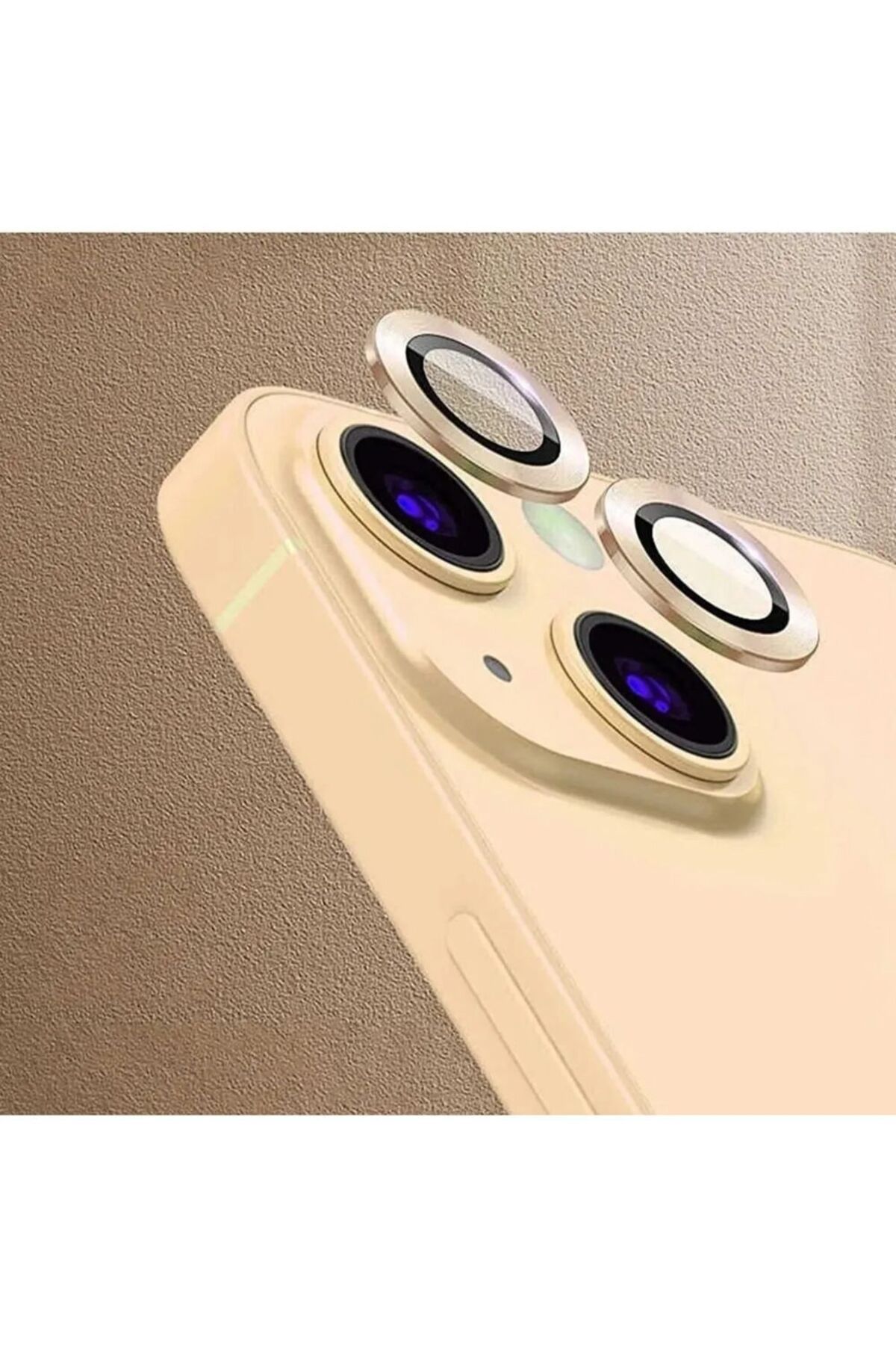 Skygo Iphone 14 Plus Birebir Uyumlu Kamera Lens Koruyucu Cam GOLD