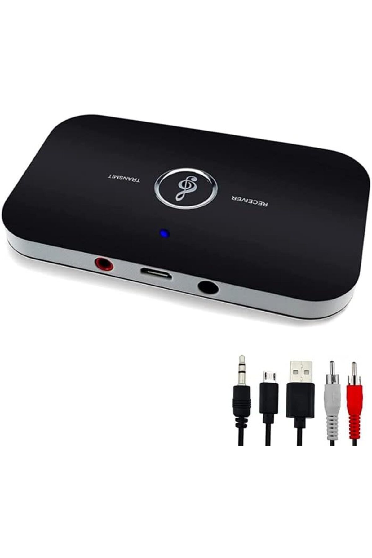 NcK Mobile 2in1 Kablosuz Bluetooth 5.0 Ses Alıcı Verici Receiver Transmitter Adaptör SİYAH