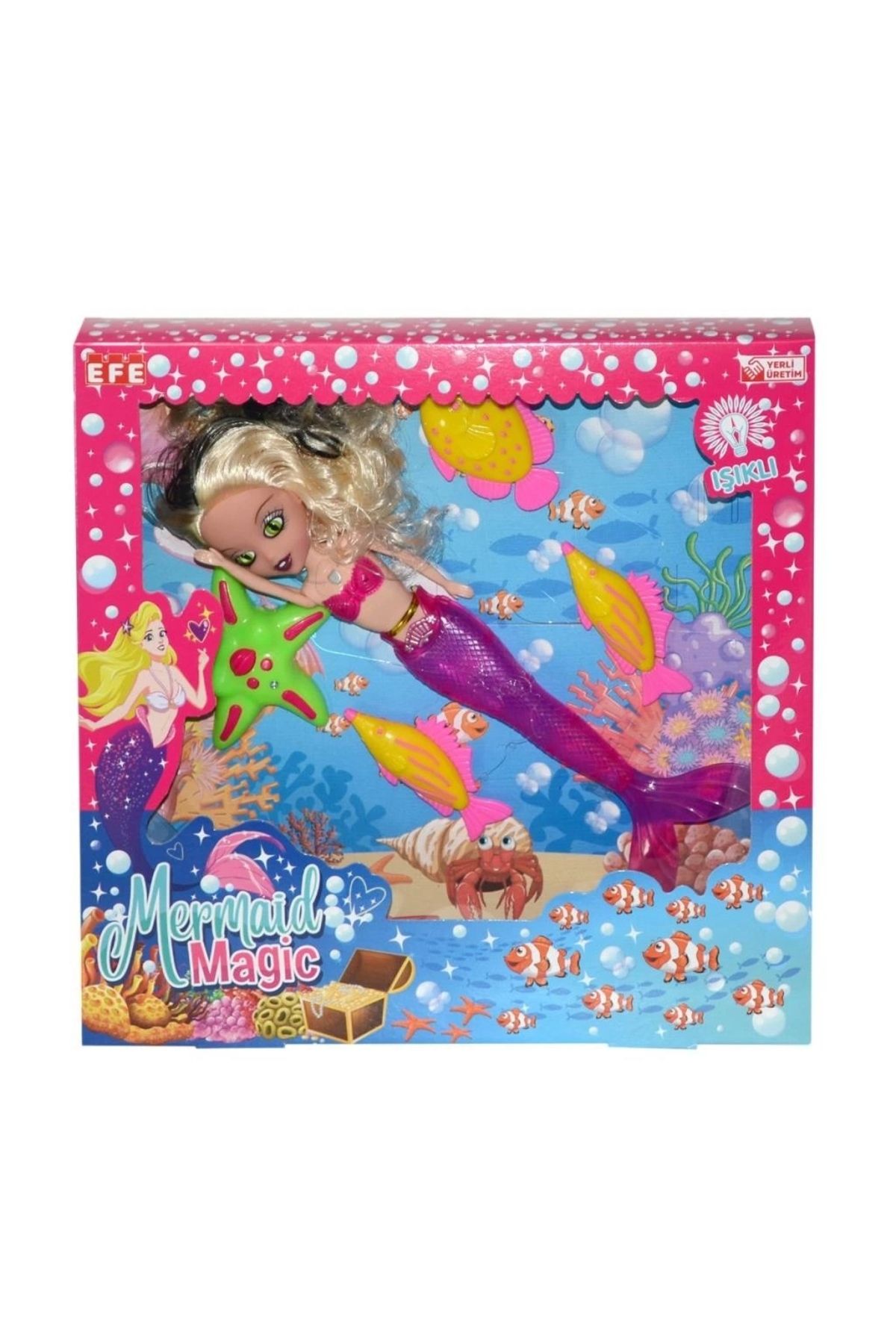 Basic Fun Çocuk 258 Efe, Işıklı Denizkızı - Mermaid Magic