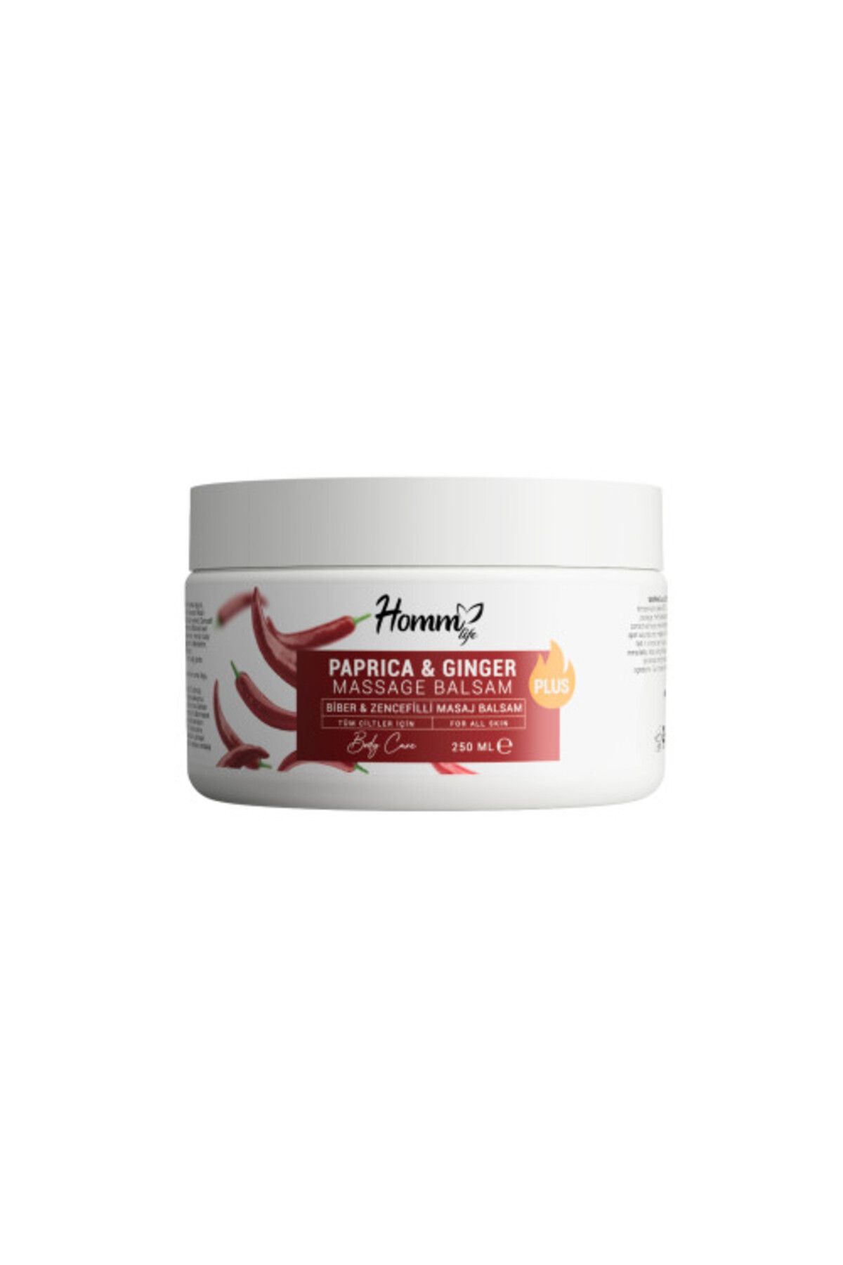 Homm Life Biber & Zencefilli Masaj Balsam Plus 250 ml