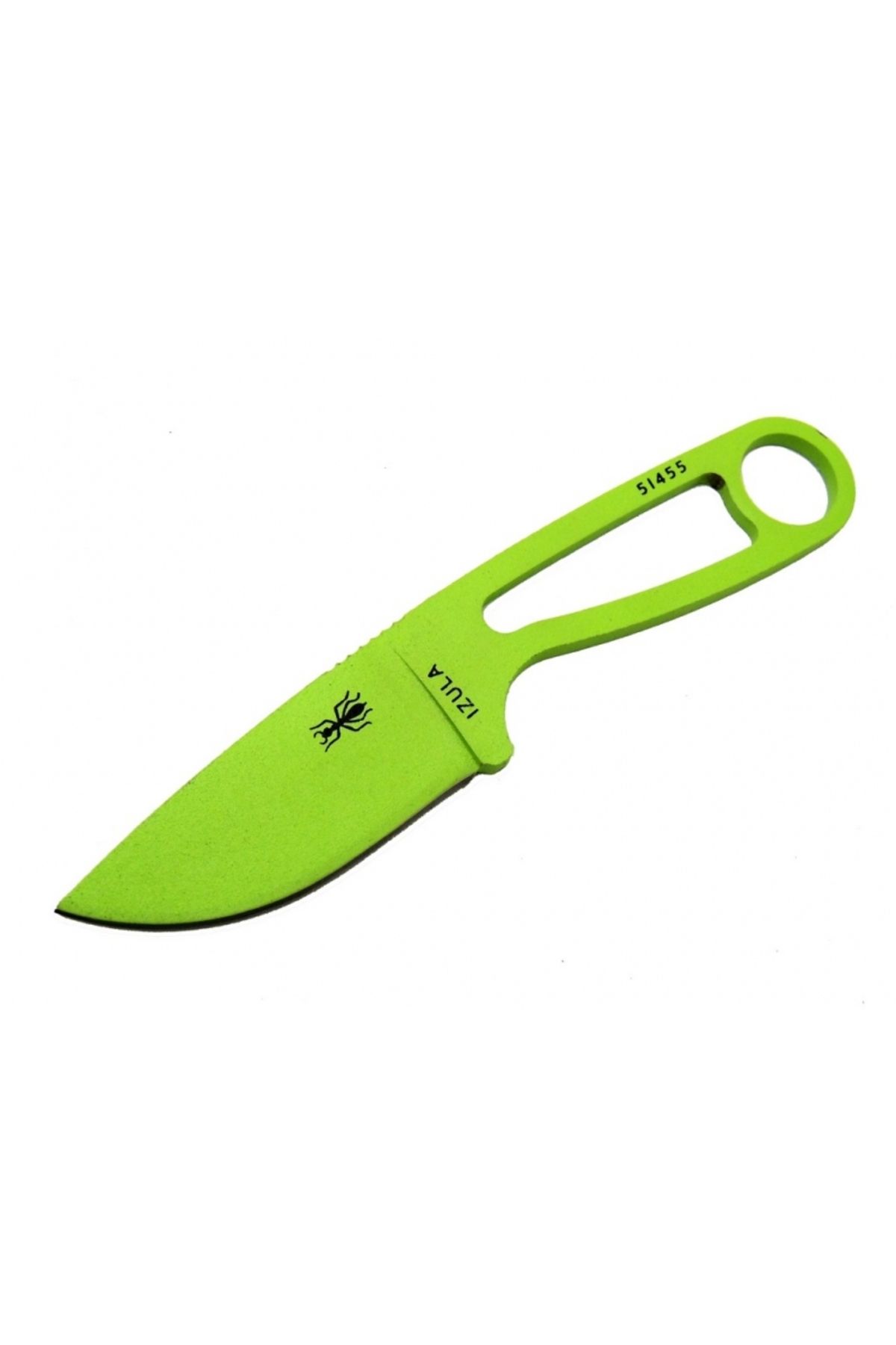 evimdeyokyok İzula Esee 51455GRN Yeşil Kamp Bıçağı 16 cm - Komple Metal, Plastik Kılıflı TdrTR