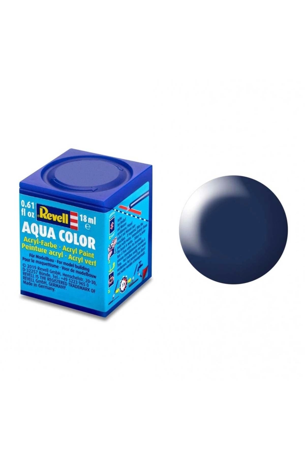 Basic Fun Çocuk Revell 350 - Aqua Color Dark Blue - Silk Boya - 18 ml