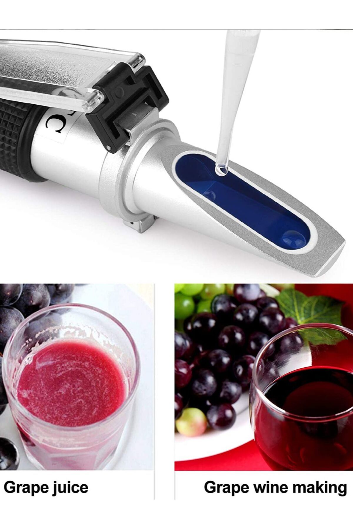 LPPCOLTD-Wine Refractometer Brewing Measuring Sugar Content In Original Grape Juice & Predicting Wine Alco... 8