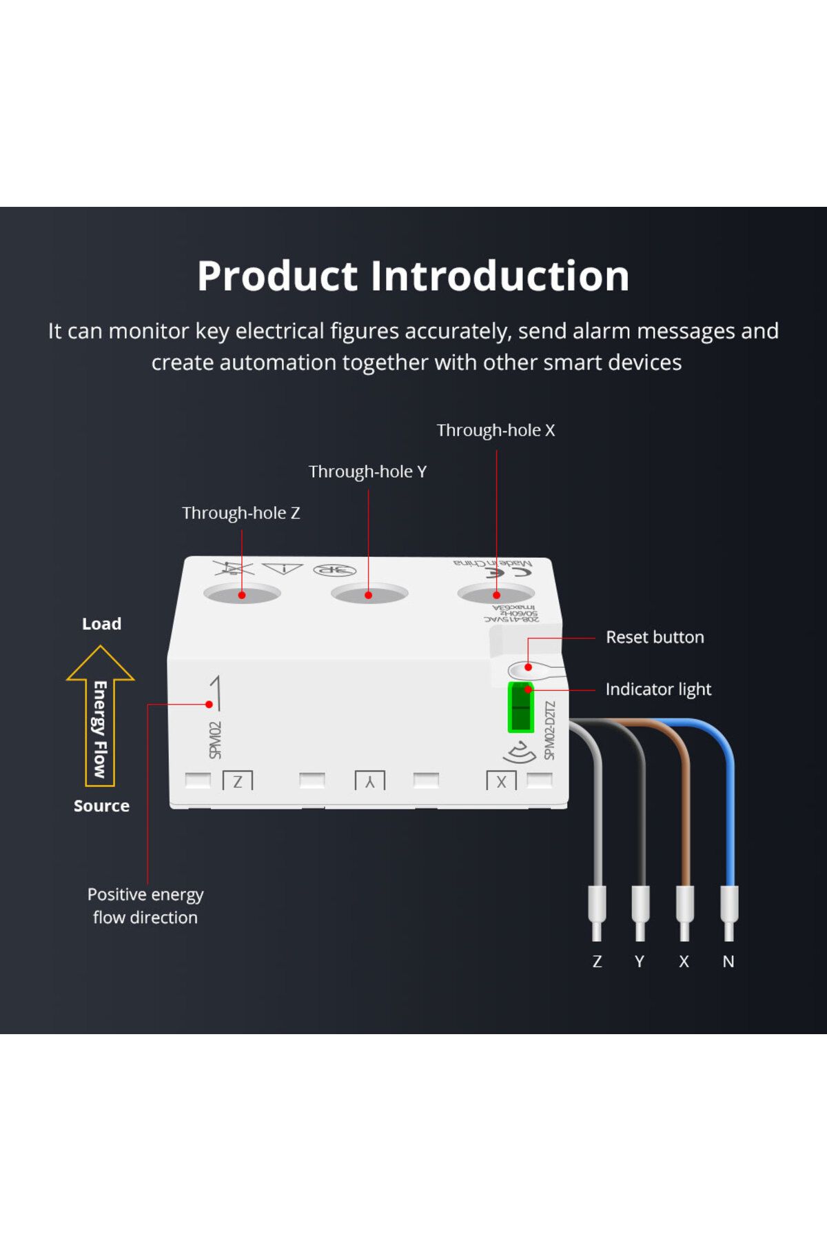 zemismart-Zigbee WiFi 3 Phase Energy Meter Power Monitoring Real-time Measure Consumption 63A Wor... 7