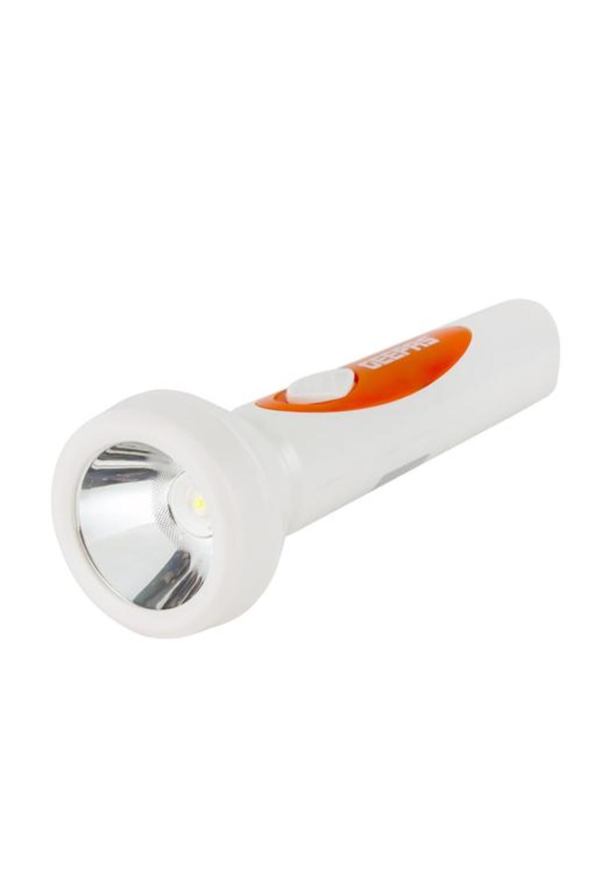 Geepas-Rechargeable LED Flashlight- Rechargeable Lithium Battery and Easy to Use 8