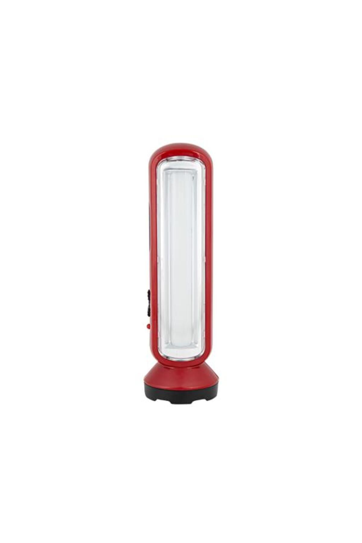 Geepas-مصباح طوارئ قابل لإعادة الشحن 2 في 1 مع مصباح LED - 16 مصباح LED عالي الطاقة ومضيء للغاية 6