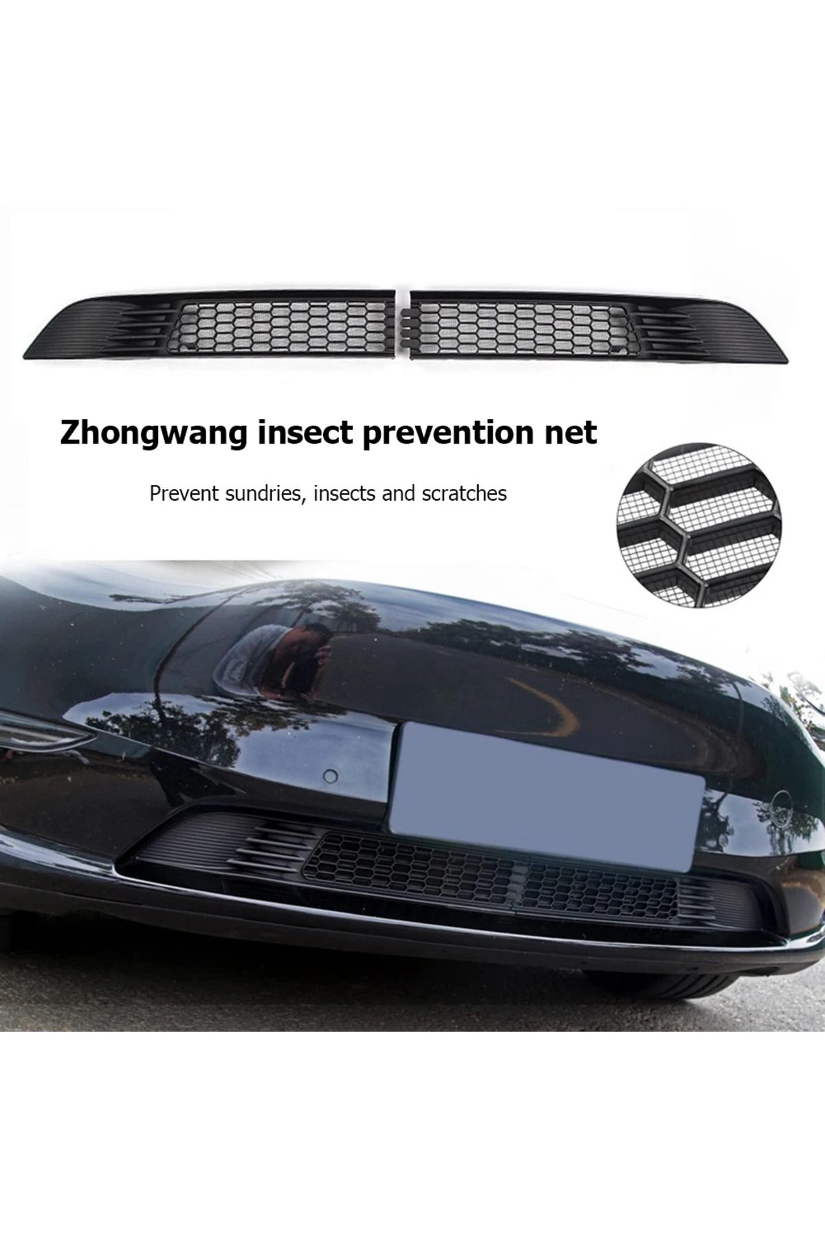 Choice-Car Lower Bumper Anti Insect Net for Tesla Model Y 3 Highland 2024 2023 2022 2011 Front Grille Me... 5